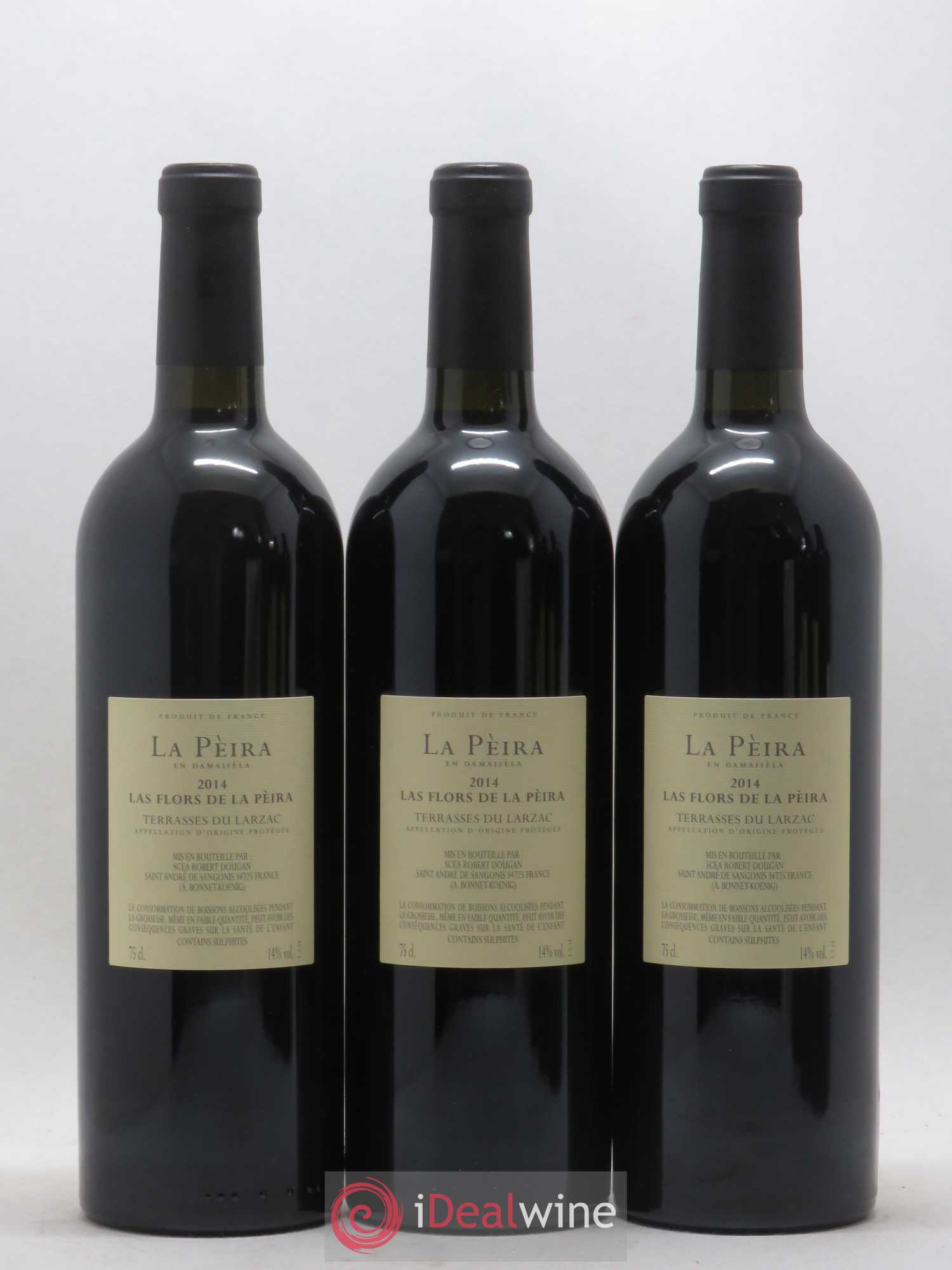 Terrasses du Larzac Domaine de La Pèira en Damaisèla Les Flors Karine Ahton et Robert Dougan 2014 - Lot de 6 bouteilles - 2