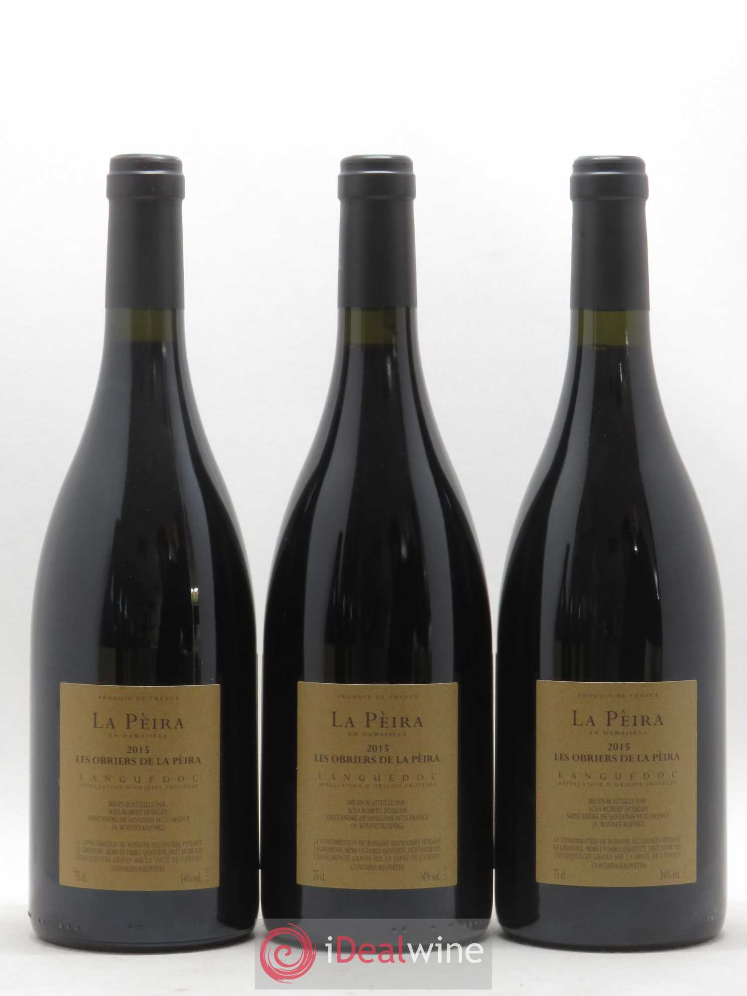 Terrasses du Larzac Domaine de La Pèira en Damaisèla Les Obriers de la Pèira Karine Ahton et Robert Dougan 2015 - Posten von 6 Flaschen - 4