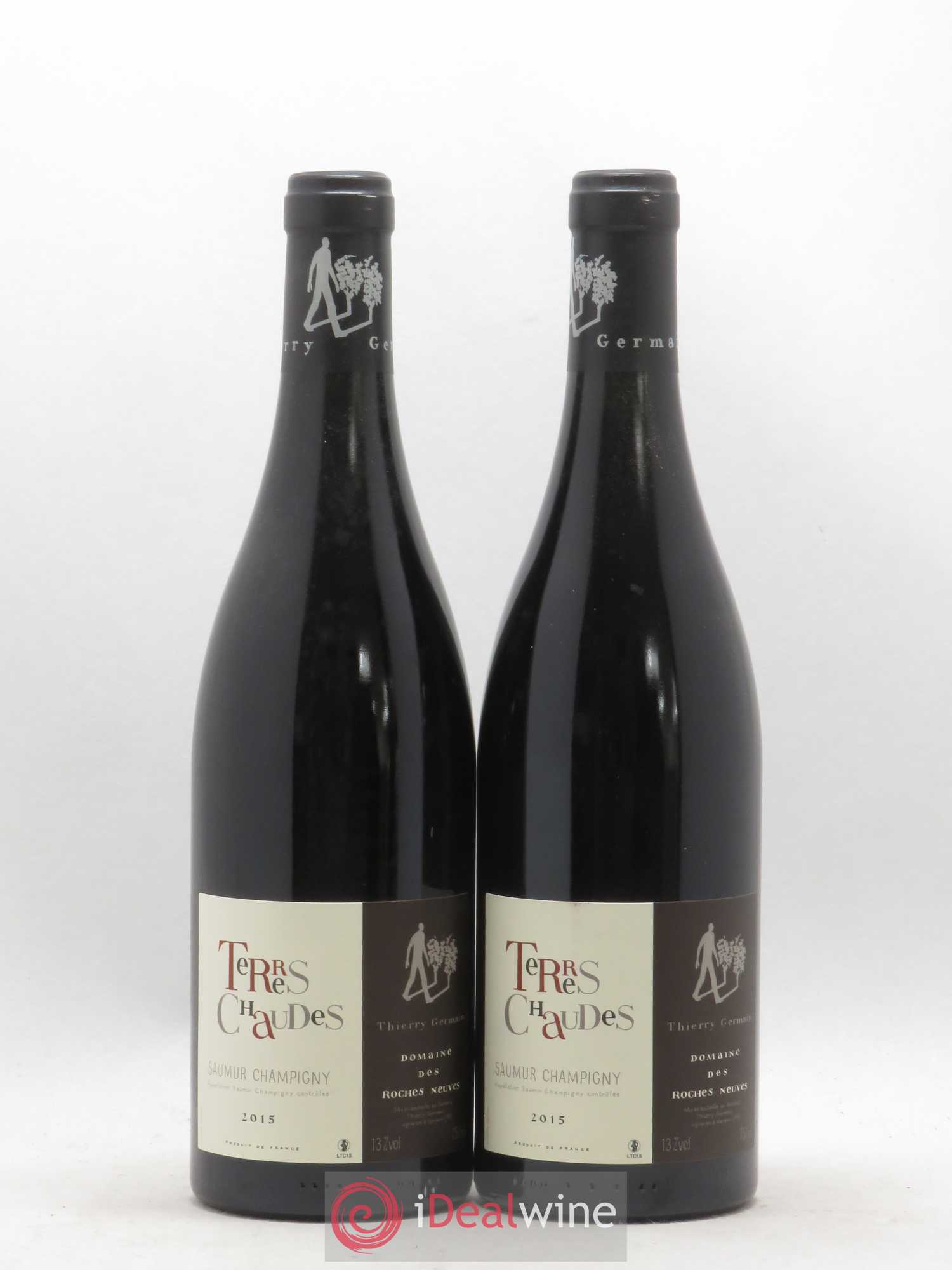 Saumur-Champigny Terres Chaudes Domaine des Roches Neuves - Thierry Germain 2015 - Lot de 2 bouteilles - 0