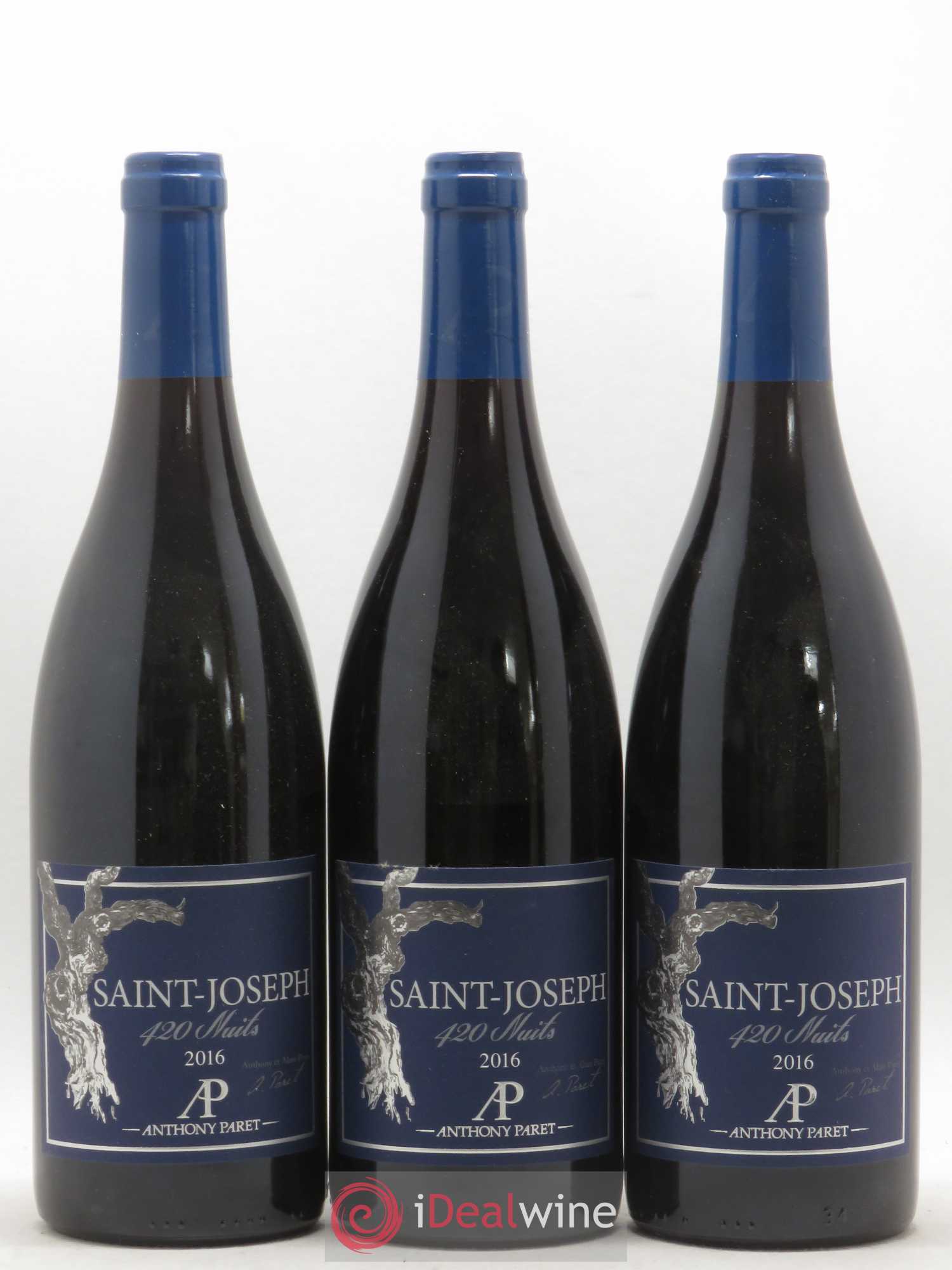 Saint-Joseph 420 Nuits Anthony Paret 2016 - Lot de 3 bouteilles - 0