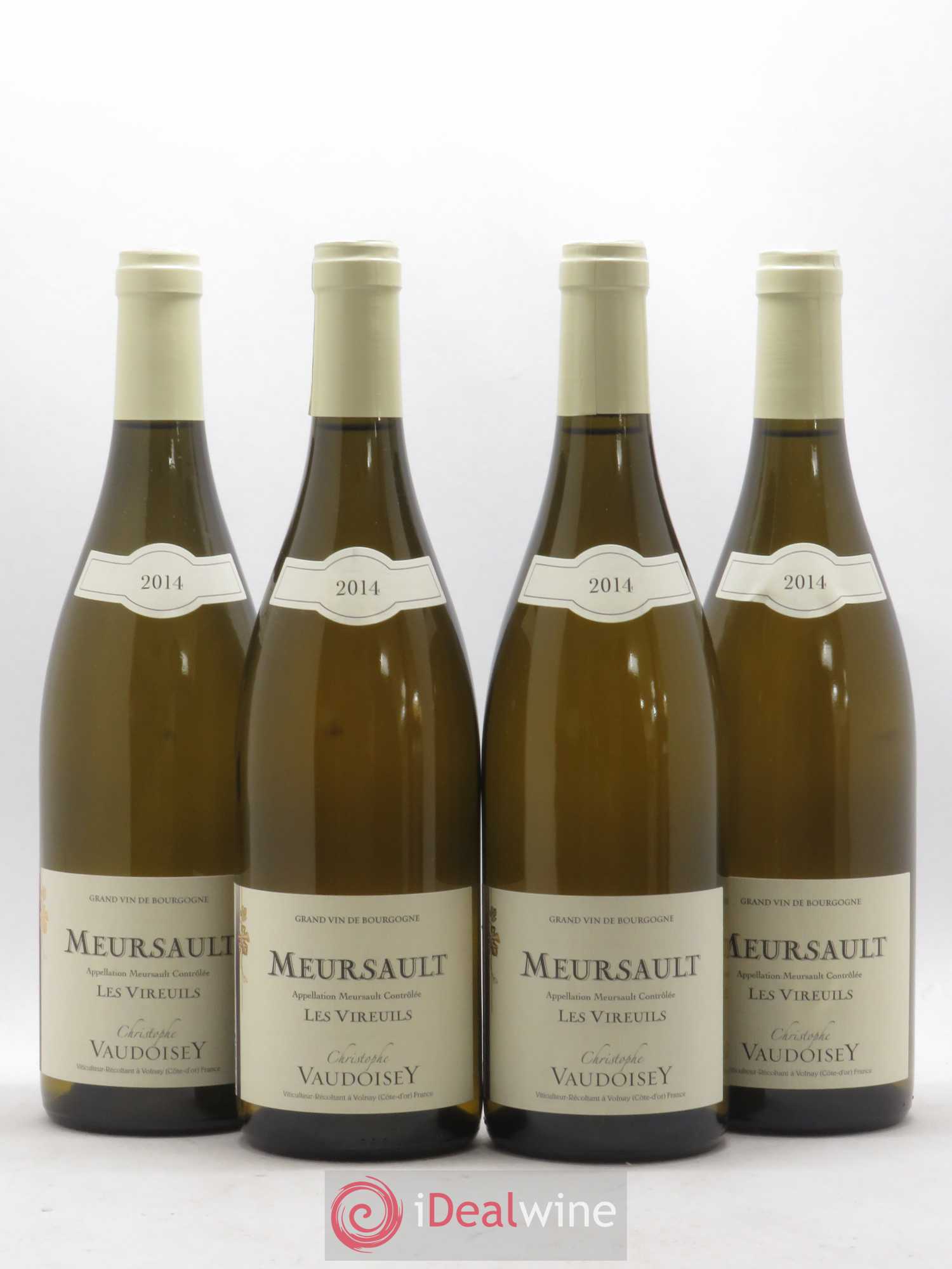 Meursault Les Vireuils Christophe Vaudoisey 2014 - Posten von 4 Flaschen - 0