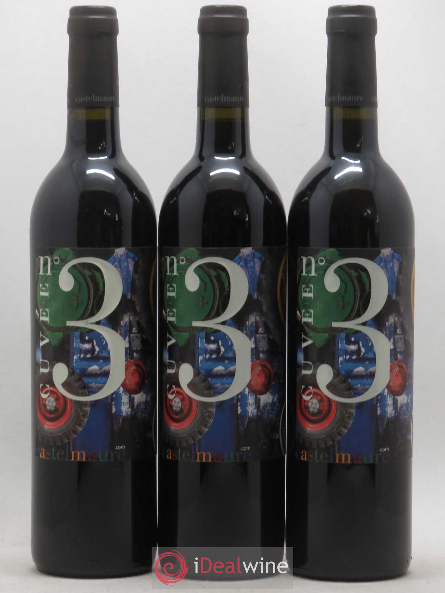 Corbières N°3 Castelmaure 2012 - Lot de 3 bouteilles - 0