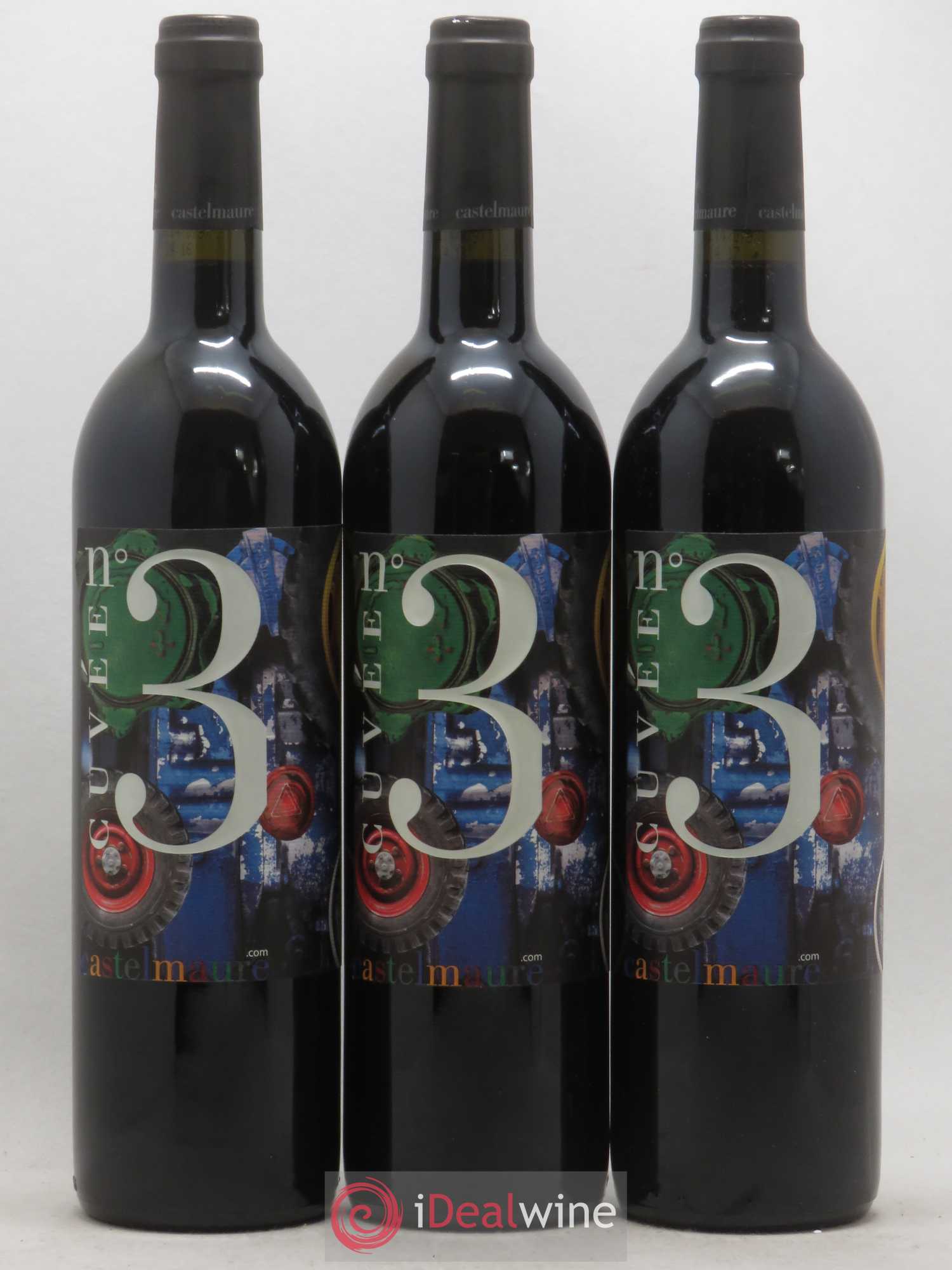 Corbières N°3 Castelmaure 2012 - Lot de 3 bouteilles - 0