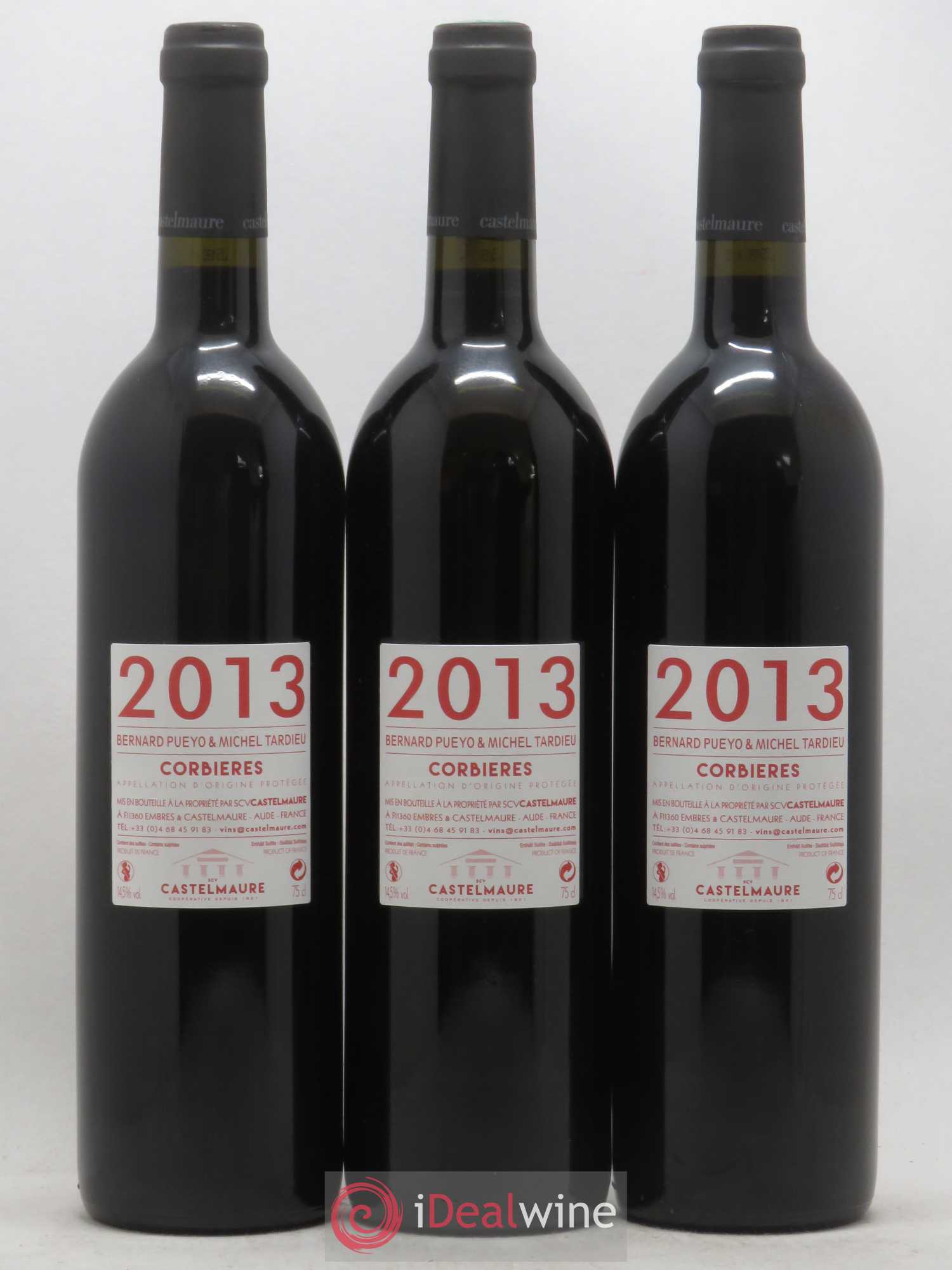 Corbières N°3 Castelmaure 2013 - Lot de 3 bouteilles - 1