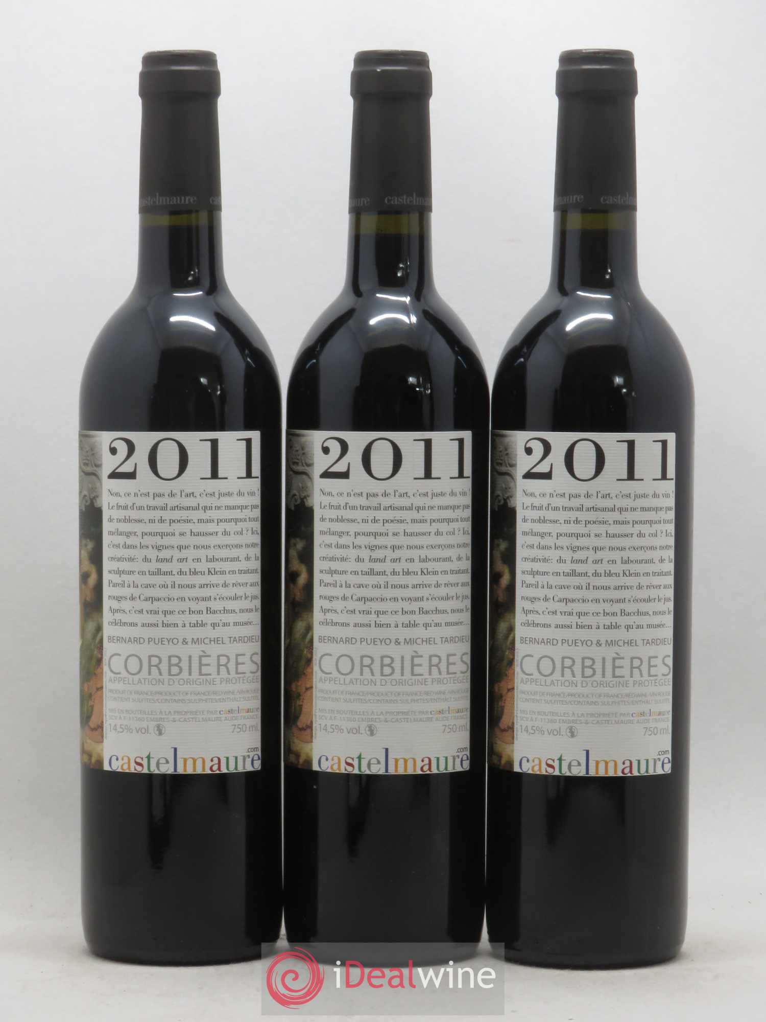 Corbières N°3 Castelmaure 2011 - Posten von 3 Flaschen - 1