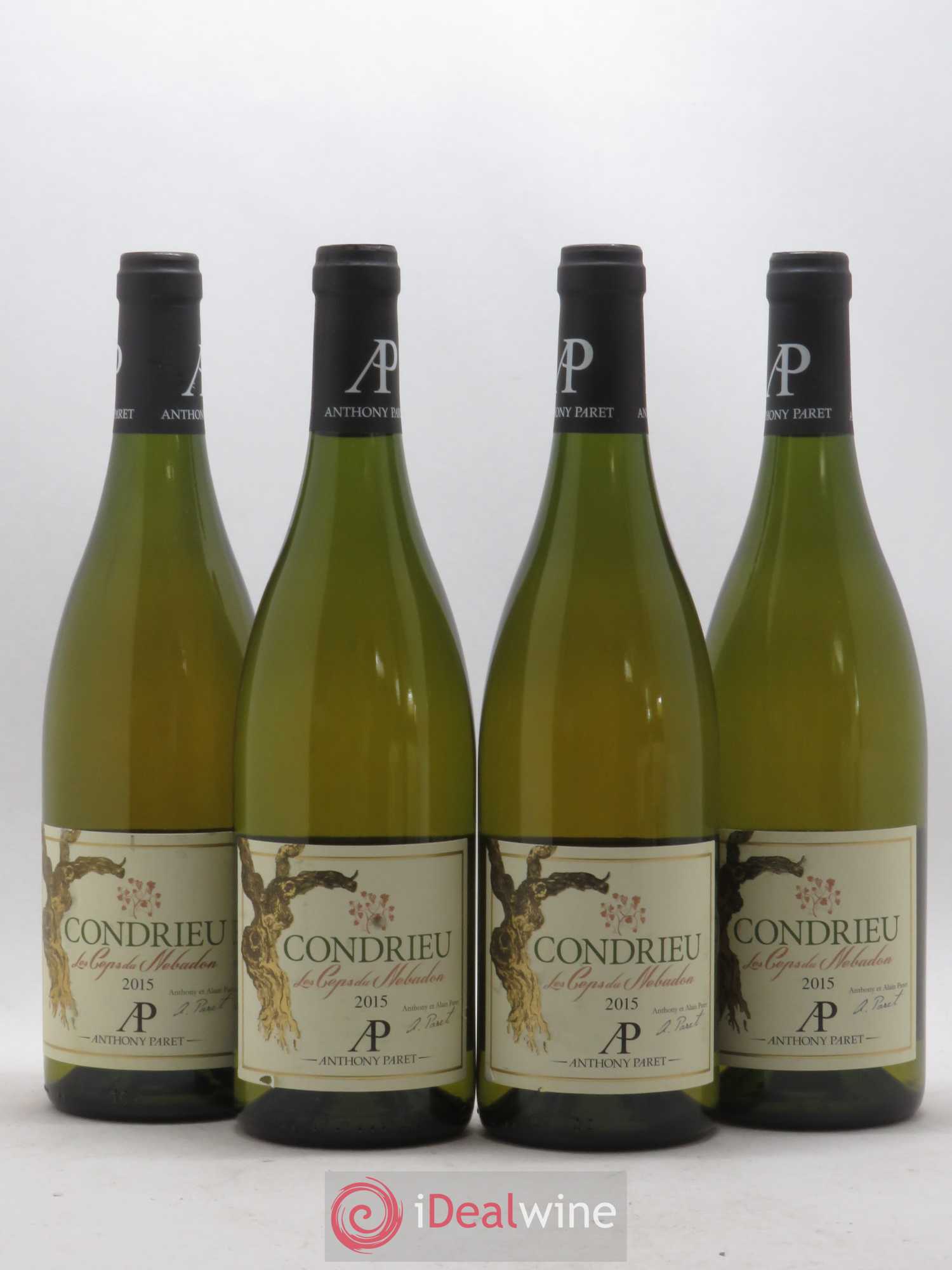Condrieu Les Ceps du Nebadon Anthony Paret 2015 - Posten von 4 Flaschen - 0