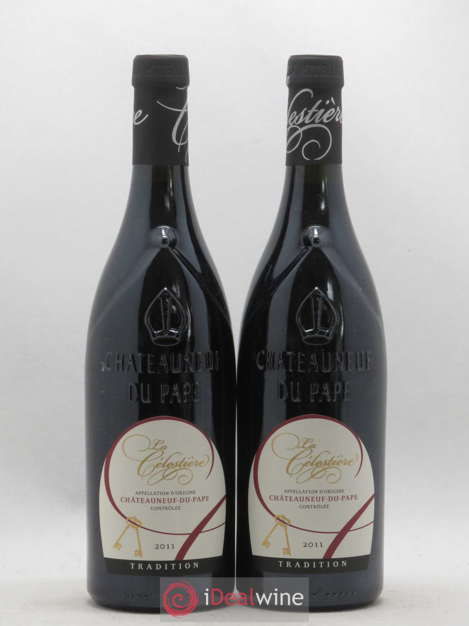 Châteauneuf-du-Pape Tradition Domaine La Celestiere 2011 - Posten von 2 Flaschen - 0