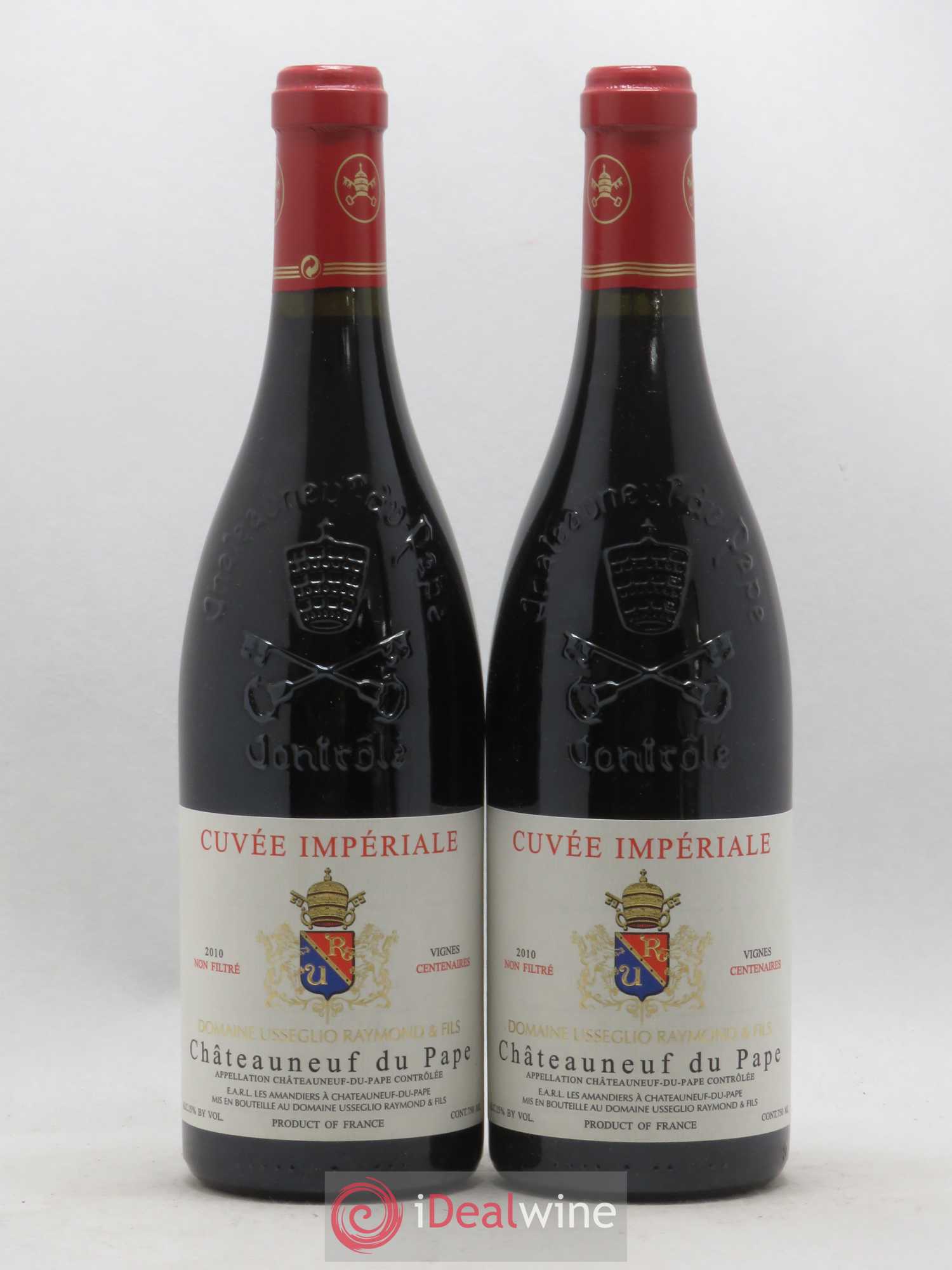 Châteauneuf-du-Pape Cuvée Impériale Raymond Usseglio & Fils (Domaine) 2010 - Lot de 2 bouteilles - 0