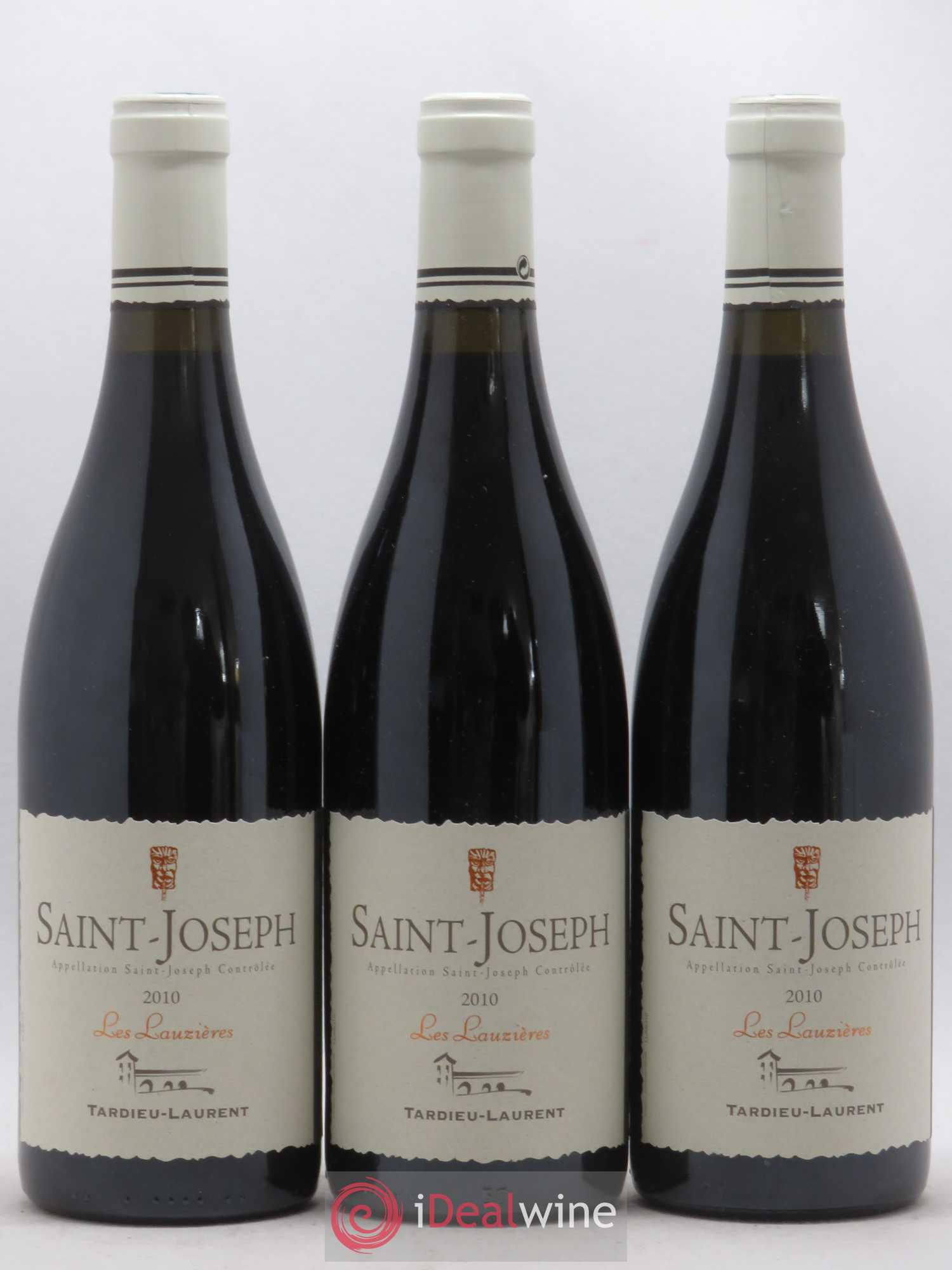 Saint-Joseph Les Lauzières Tardieu-Laurent 2010 - Lot de 3 bouteilles - 0