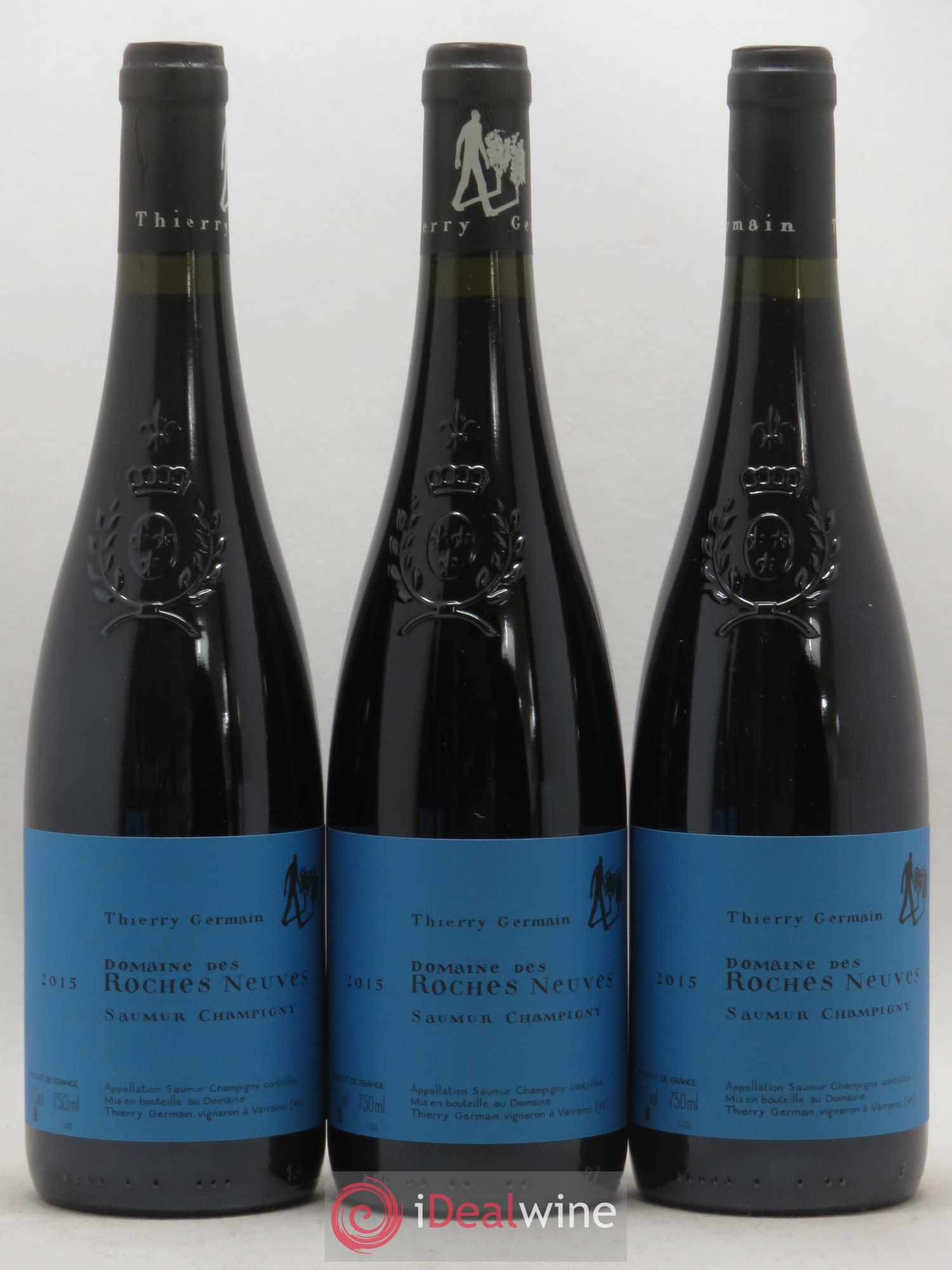 Saumur-Champigny Domaine des Roches Neuves - Thierry Germain 2015 - Lot de 3 bouteilles - 0