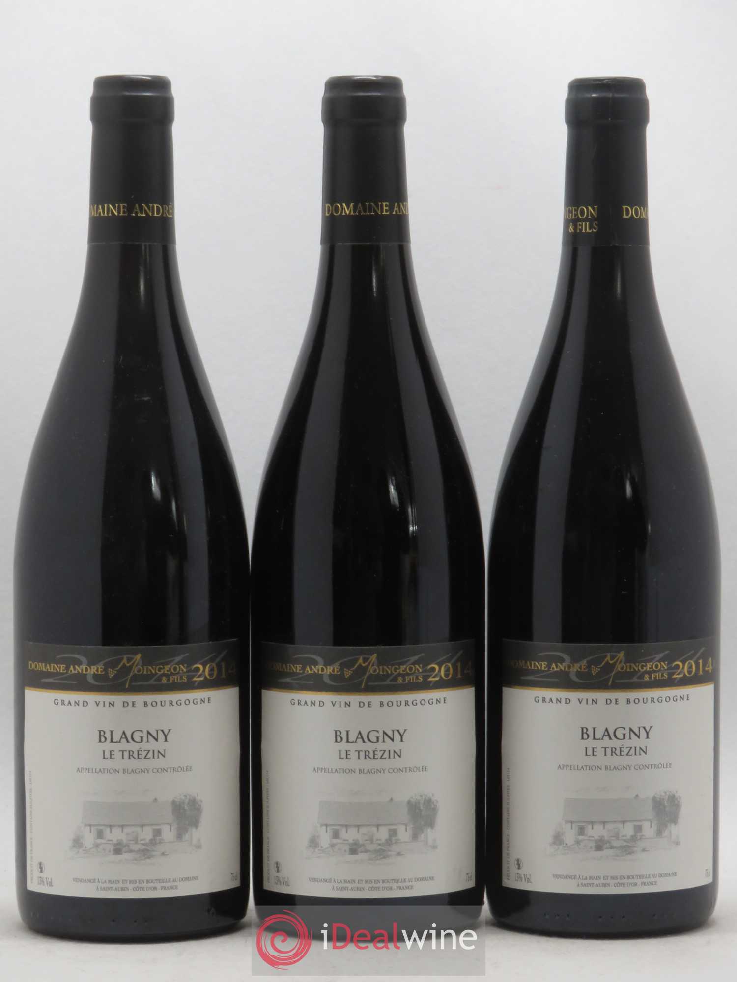 Blagny Le Trezin Domaine Moingeon 2014 - Lot de 3 bouteilles - 0