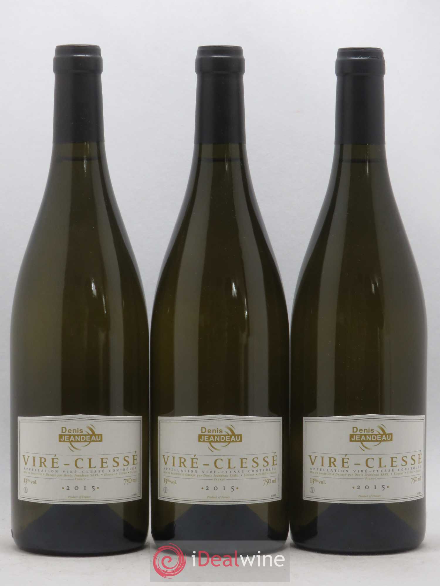 Viré-Clessé Domaine Jeandeau 2015 - Posten von 3 Flaschen - 0