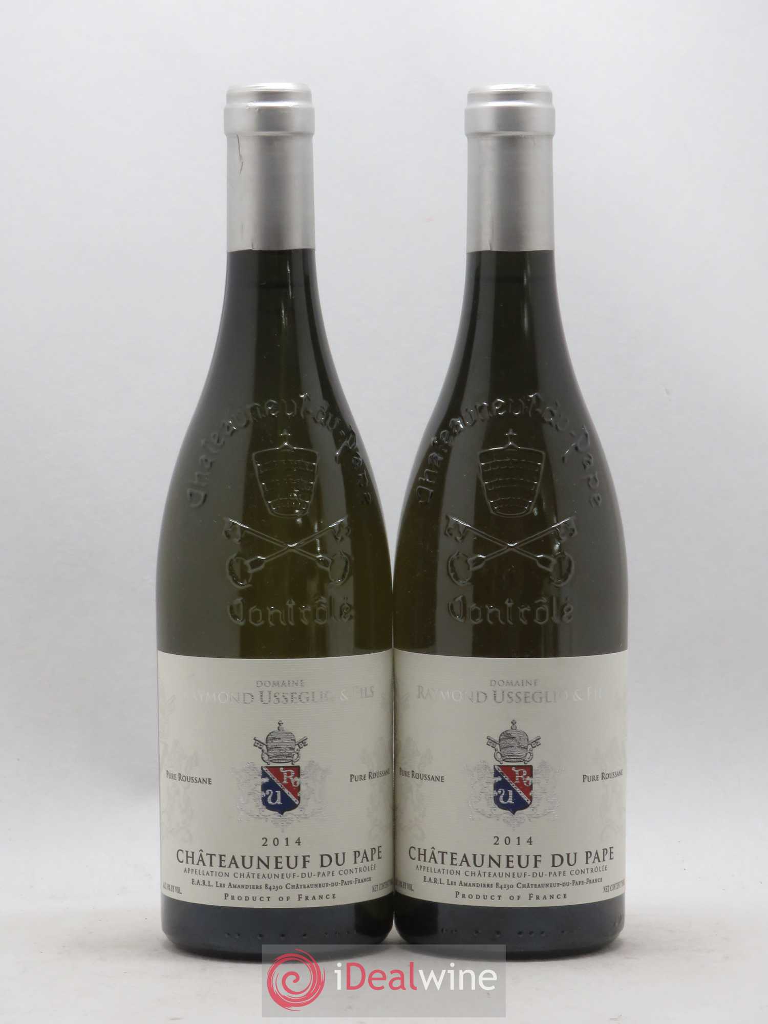 Châteauneuf-du-Pape Raymond Usseglio (Domaine) Pure Roussanne Raymond Usseglio & Fils 2014 - Lot de 2 bouteilles - 0