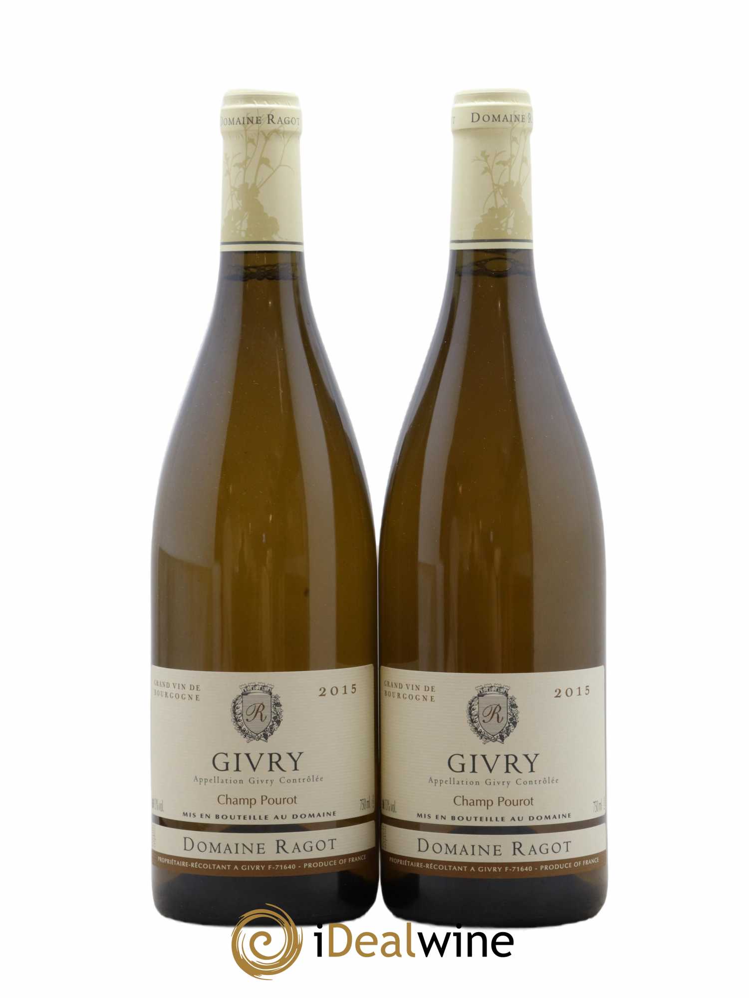 Givry Champ Pourot Ragot (Domaine) 2015 - Lot de 2 bouteilles - 0