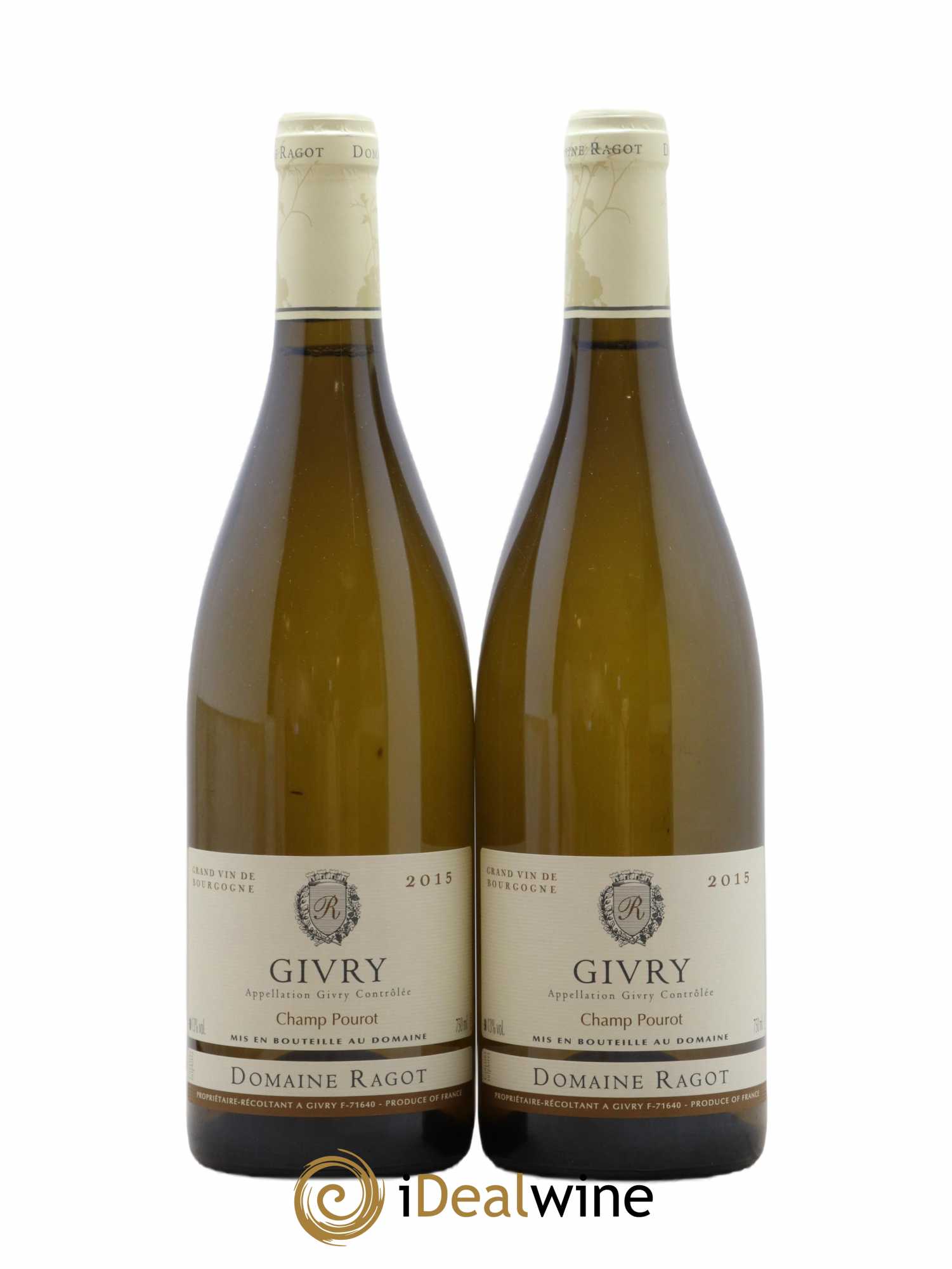 Givry Champ Pourot Ragot (Domaine) 2015 - Lot de 2 bouteilles - 0
