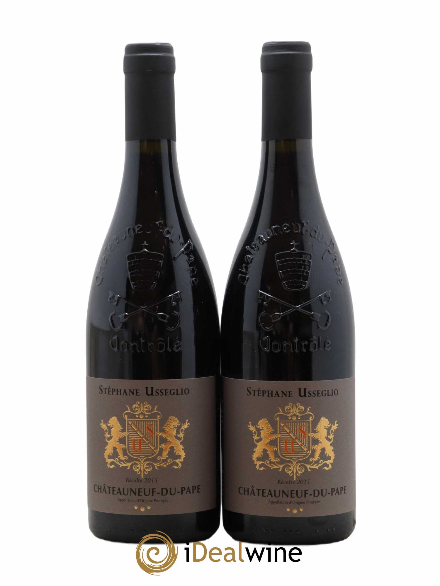 Châteauneuf-du-Pape Stephane Usseglio 2015 - Lot de 2 bouteilles - 0