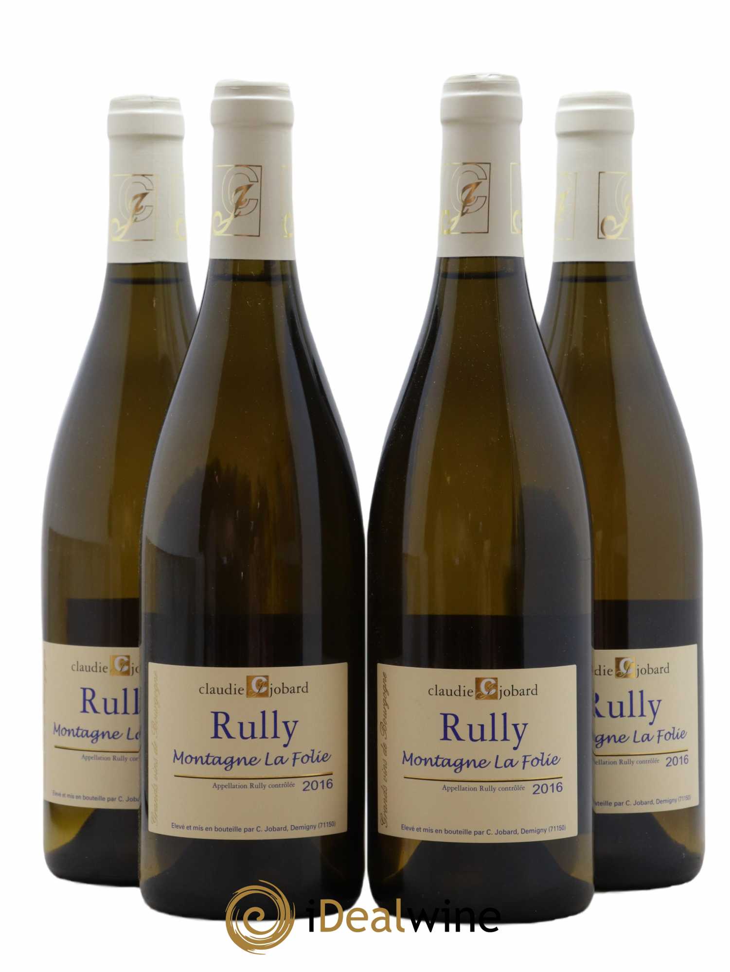 Rully Montagne La Folie Claudie Jobard 2016 - Lot de 4 bouteilles - 0