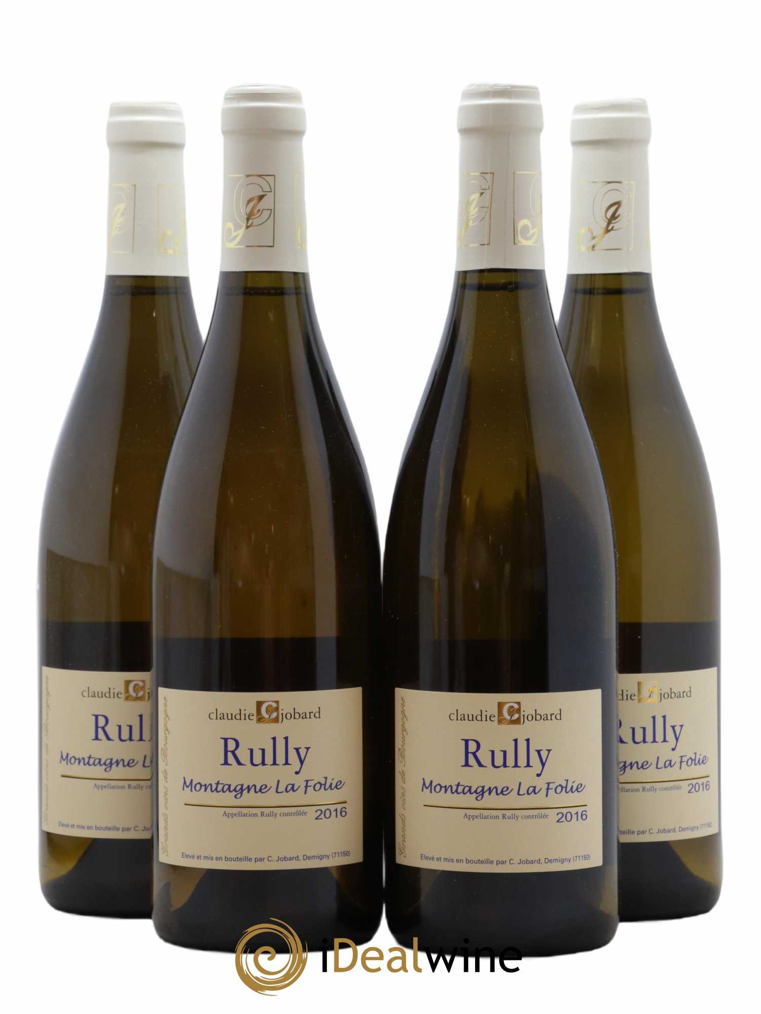 Rully Montagne La Folie Claudie Jobard 2016 - Lot de 4 bouteilles - 0