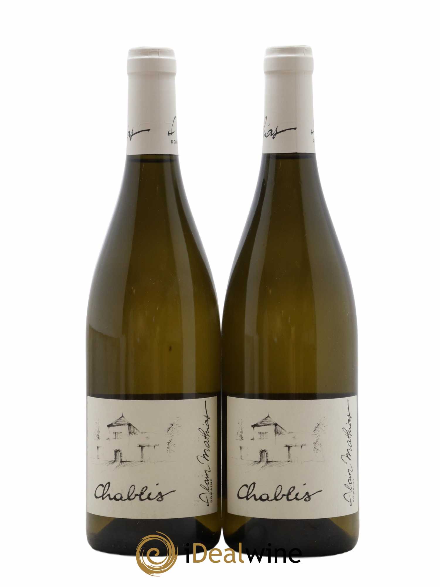 Chablis Alain Mathias 2017 - Lot de 2 bouteilles - 0