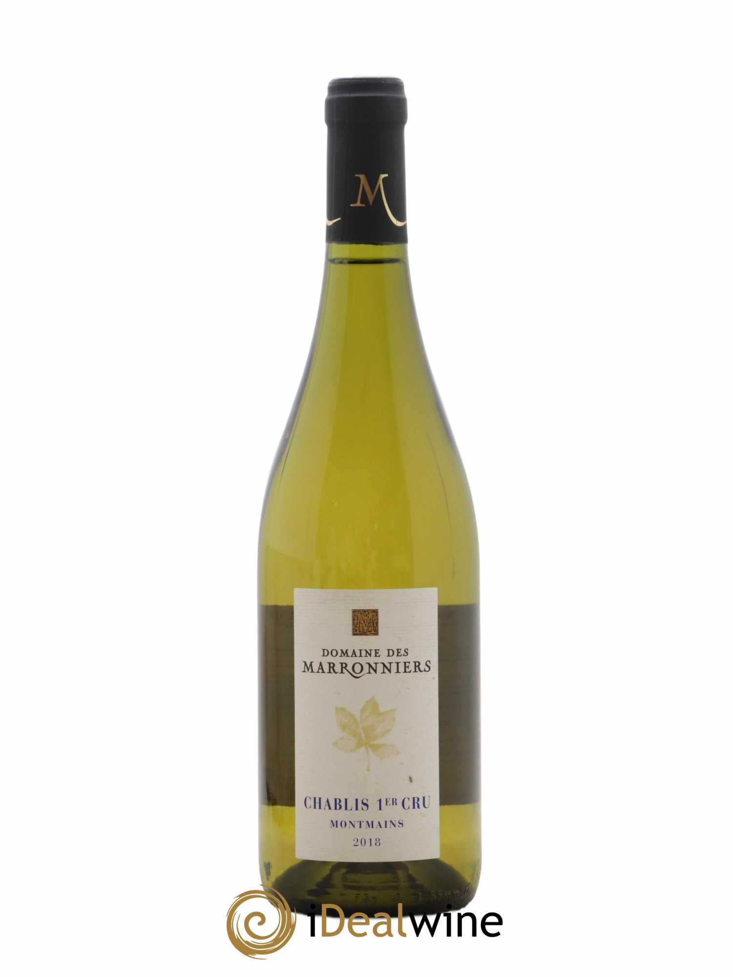 Chablis 1er Cru Montmains Domaine Marronniers 2018 - Lot de 1 bouteille - 0