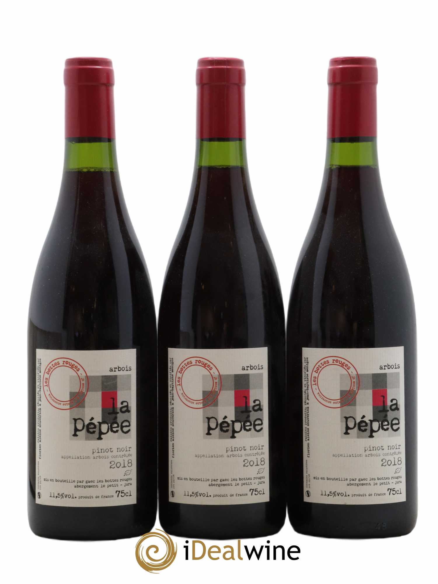 Arbois La Pépée Les Bottes Rouges 2018 - Lotto di 3 bottiglie - 0