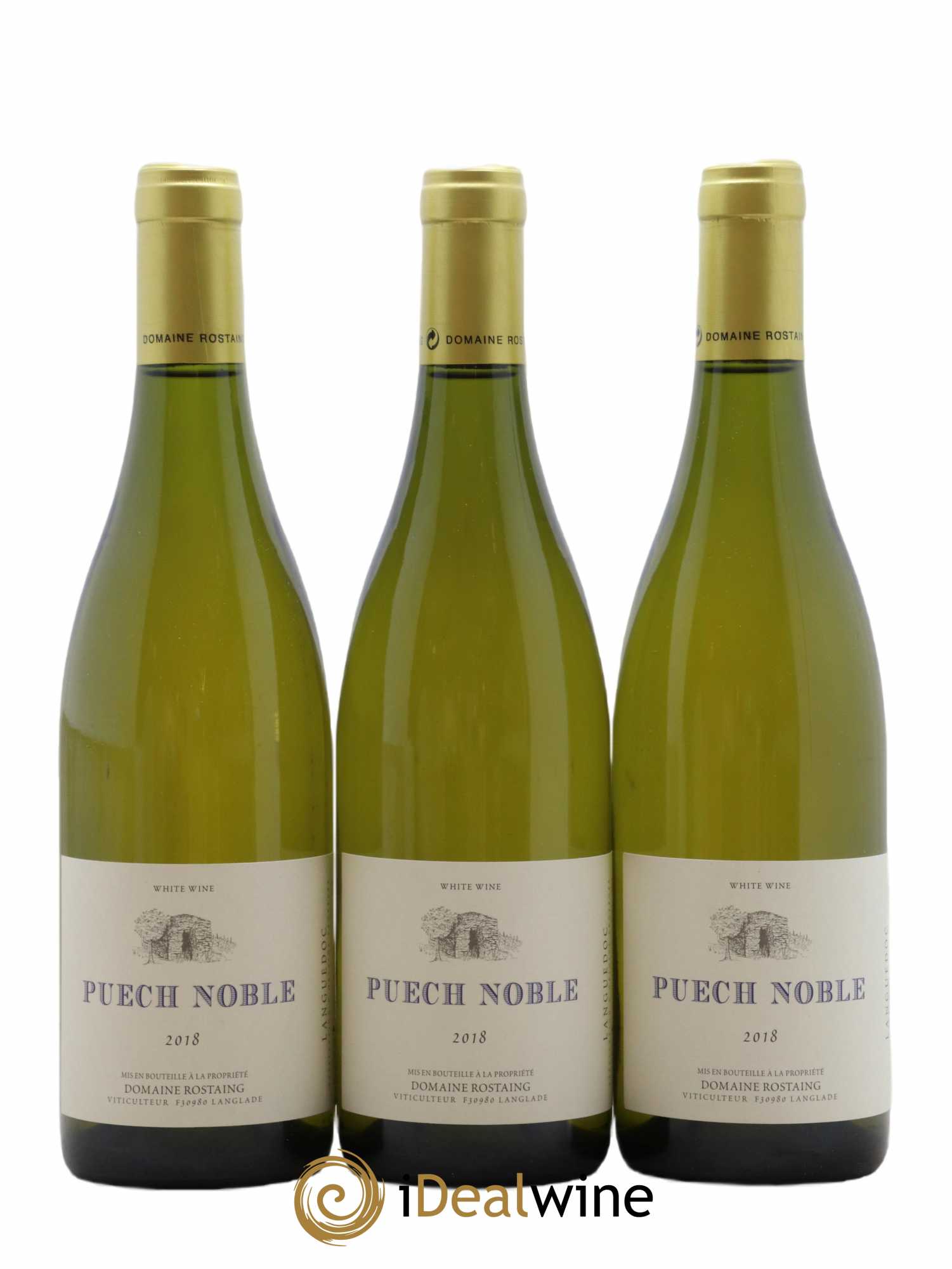 Coteaux du Languedoc Puech Noble René Rostaing 2018 - Lot de 3 bouteilles - 0