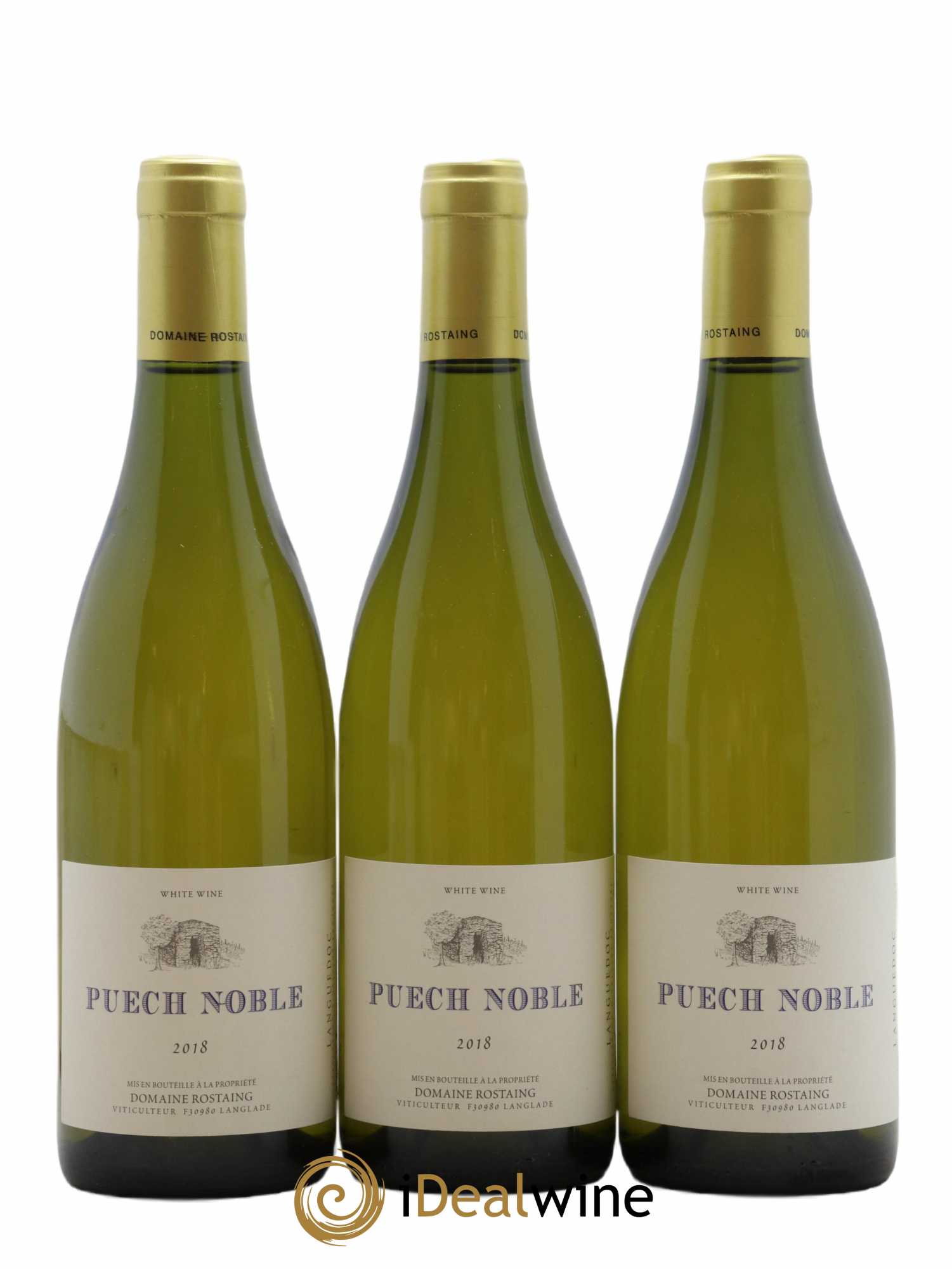 Coteaux du Languedoc Puech Noble René Rostaing 2018 - Lot de 3 bouteilles - 0