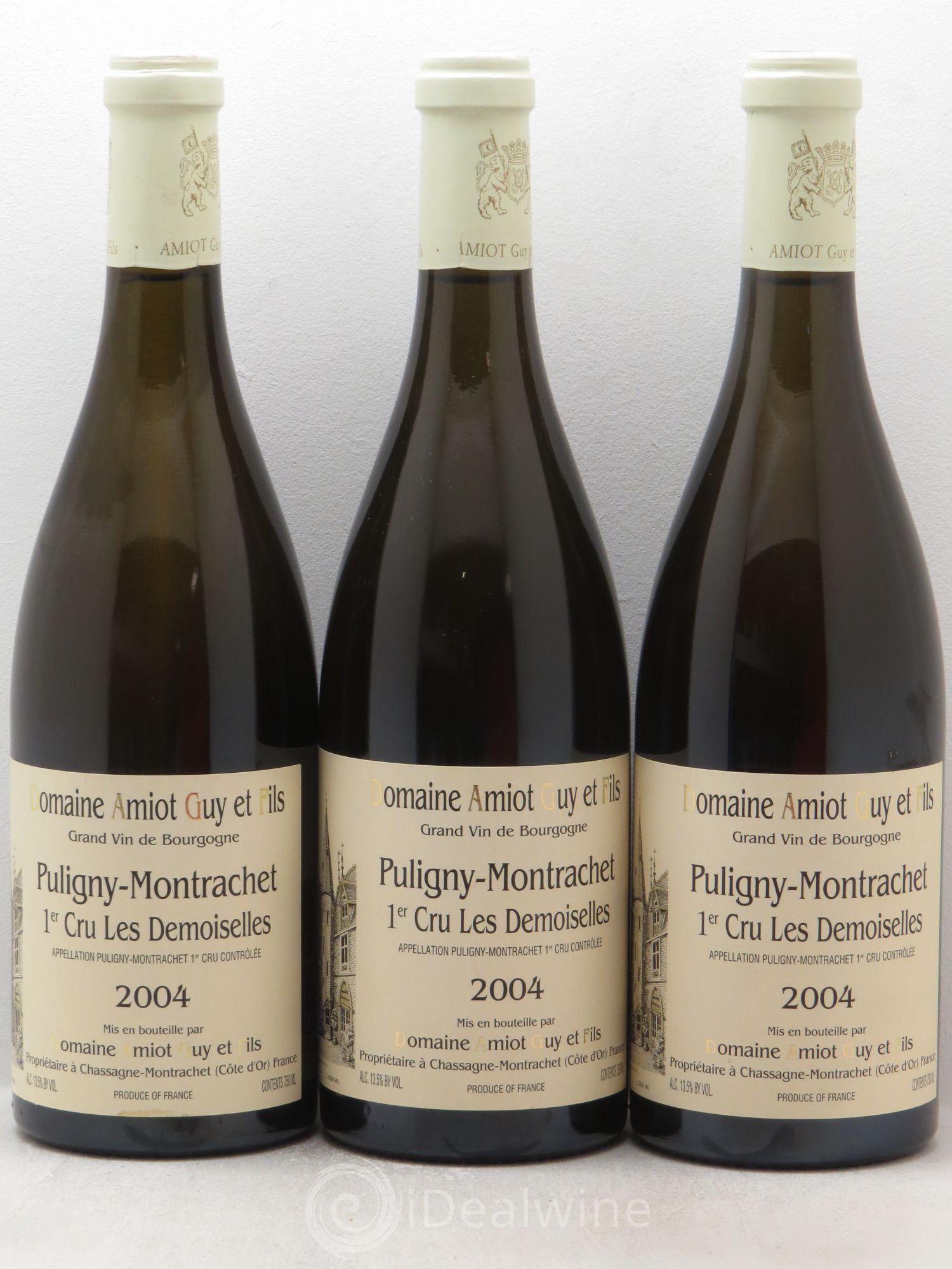 Puligny-Montrachet 1er Cru Amiot 2004 - Lot de 3 bouteilles - 0