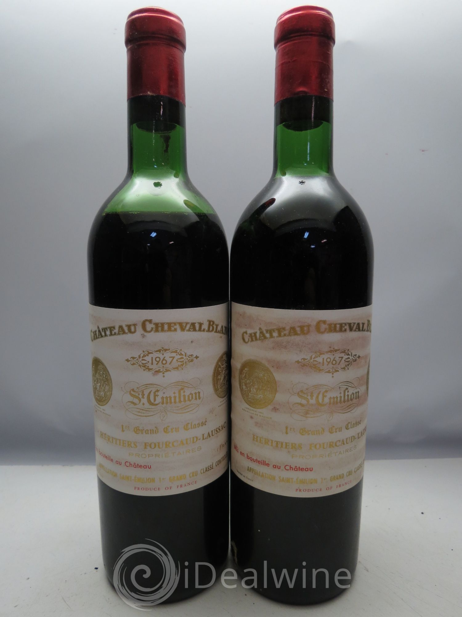 Château Cheval Blanc 1er Grand Cru Classé A (1 haute épaule et 1 capsule ouverte) 1967 - Lotto di 12 bottiglie - 5