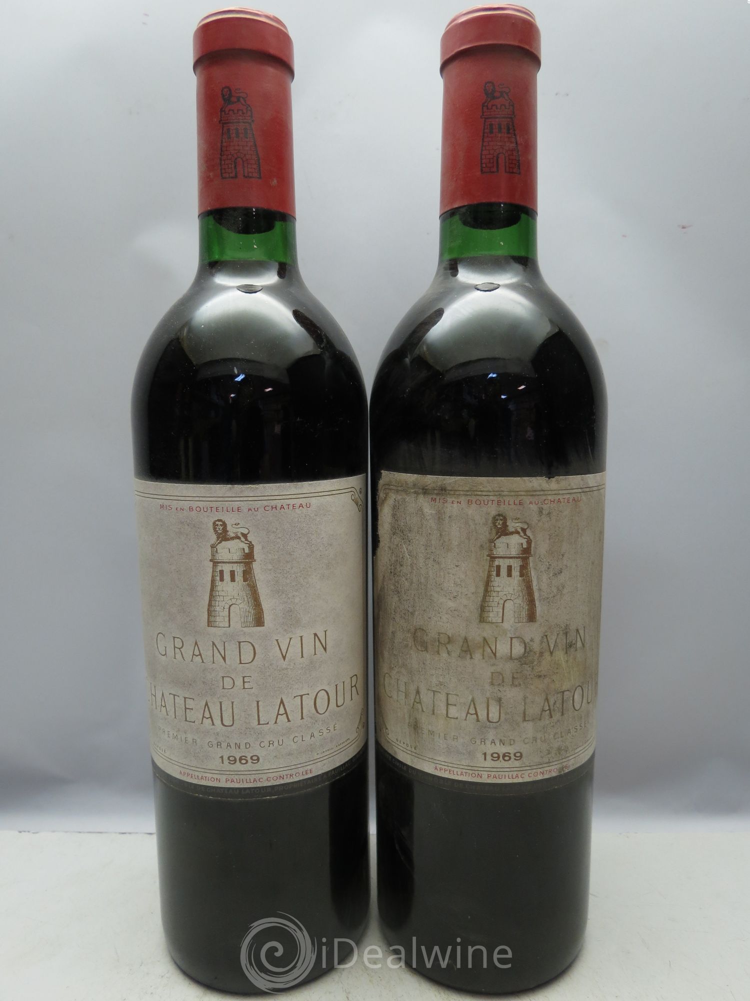 Château Latour 1er Grand Cru Classé 1969 - Lot de 12 bouteilles - 0