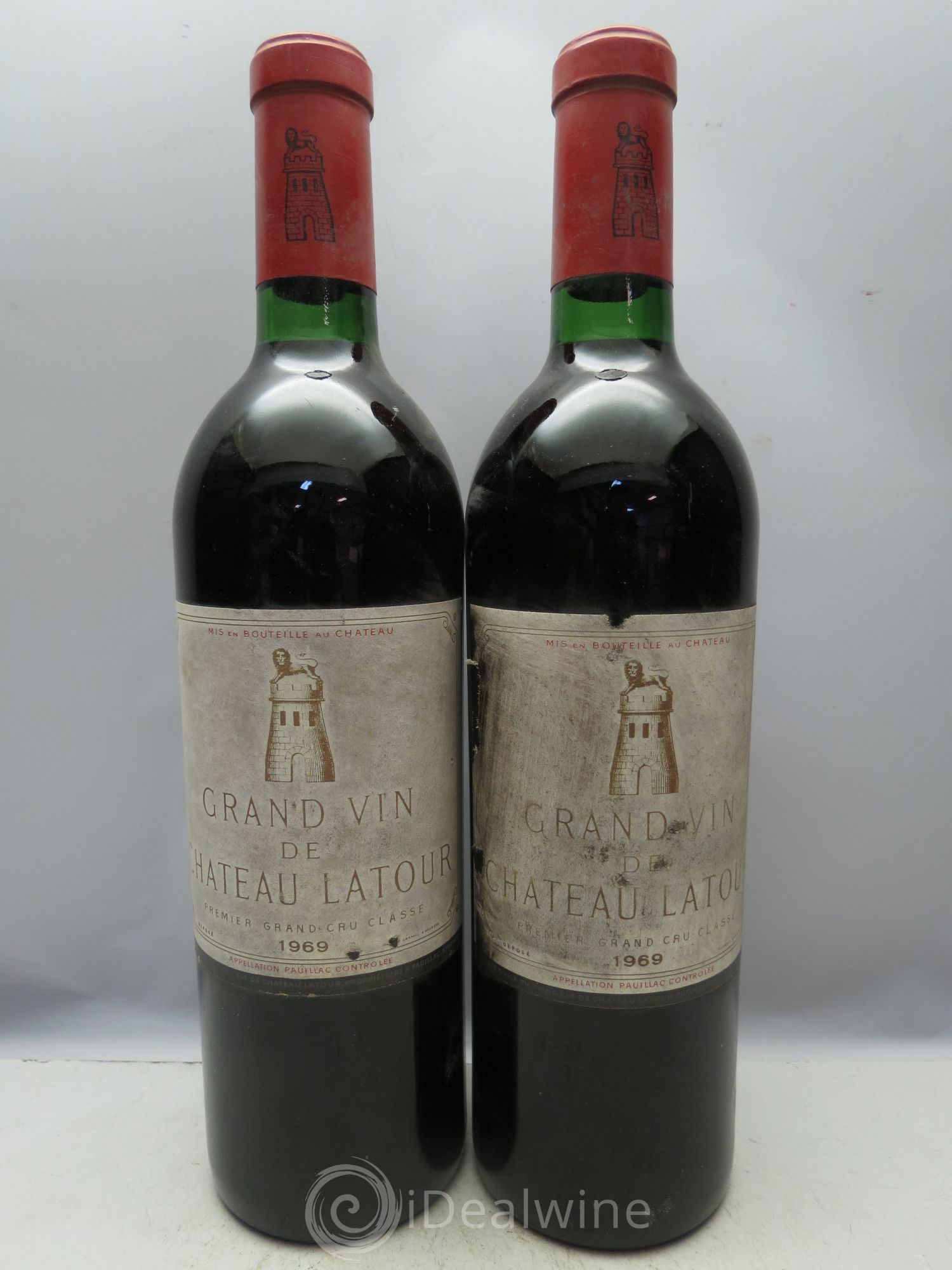Château Latour 1er Grand Cru Classé 1969 - Lot de 12 bouteilles - 2
