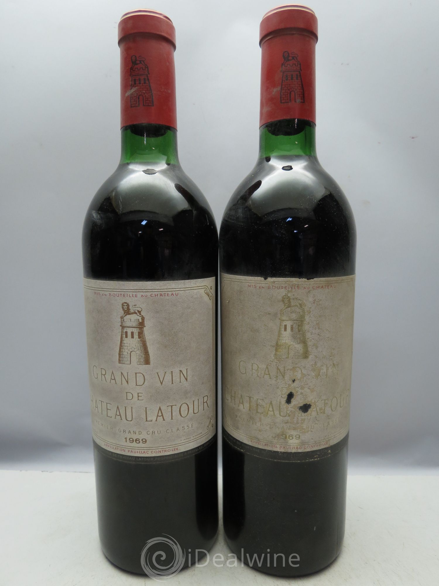 Château Latour 1er Grand Cru Classé 1969 - Lot de 12 bouteilles - 4