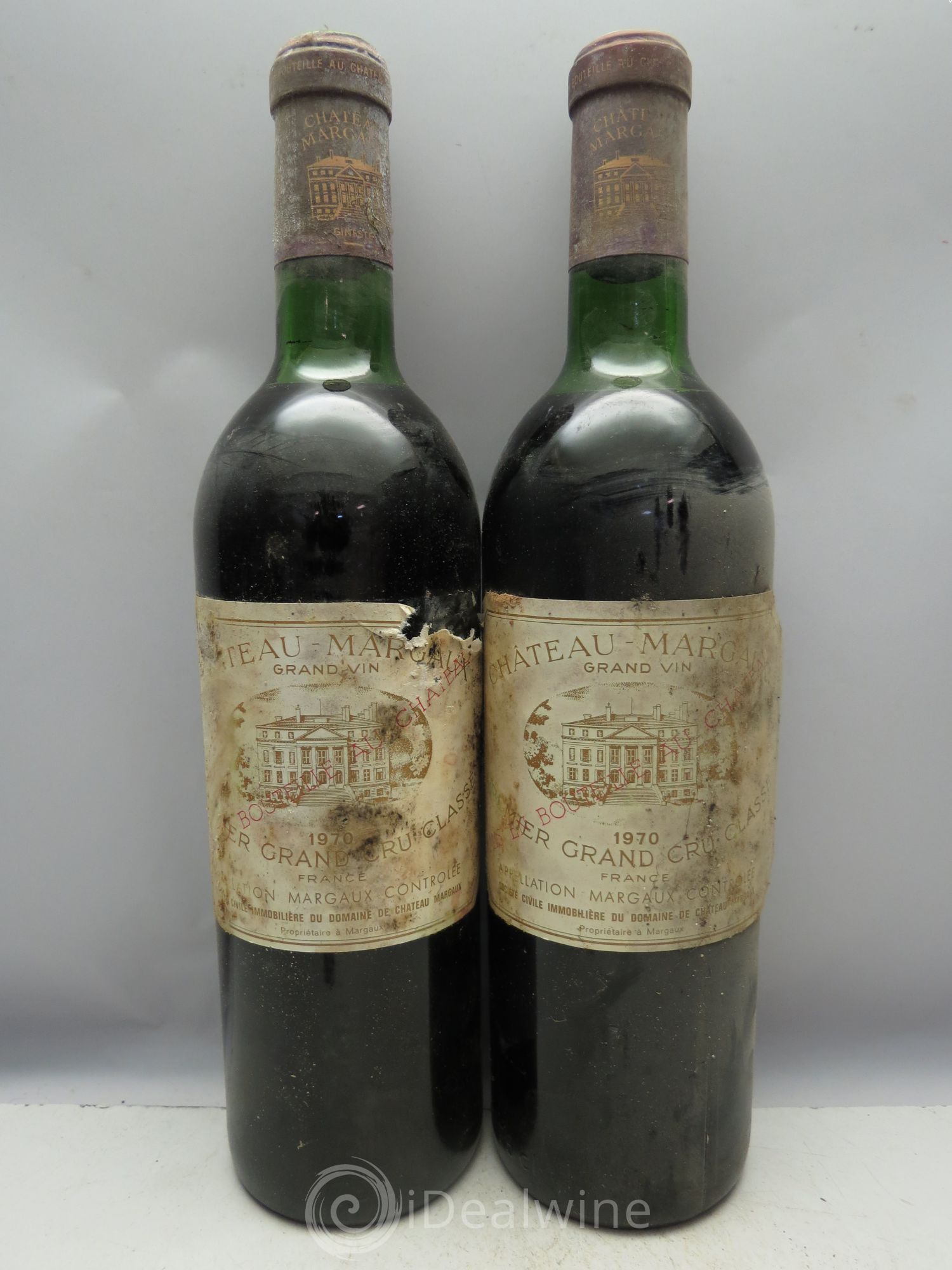 Château Margaux 1er Grand Cru Classé 1970 - Lot de 12 bouteilles - 0
