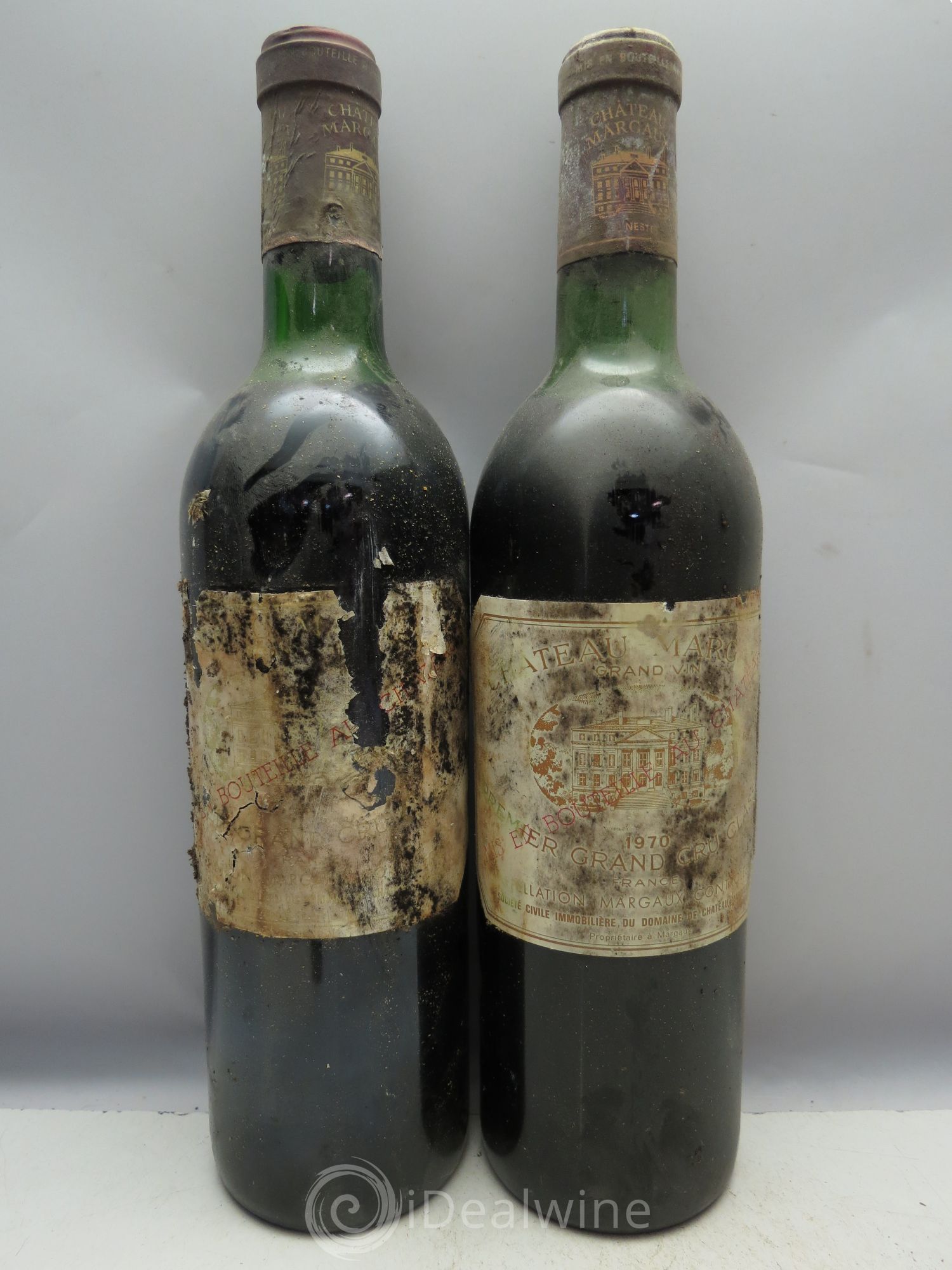 Château Margaux 1er Grand Cru Classé 1970 - Lot de 12 bouteilles - 1