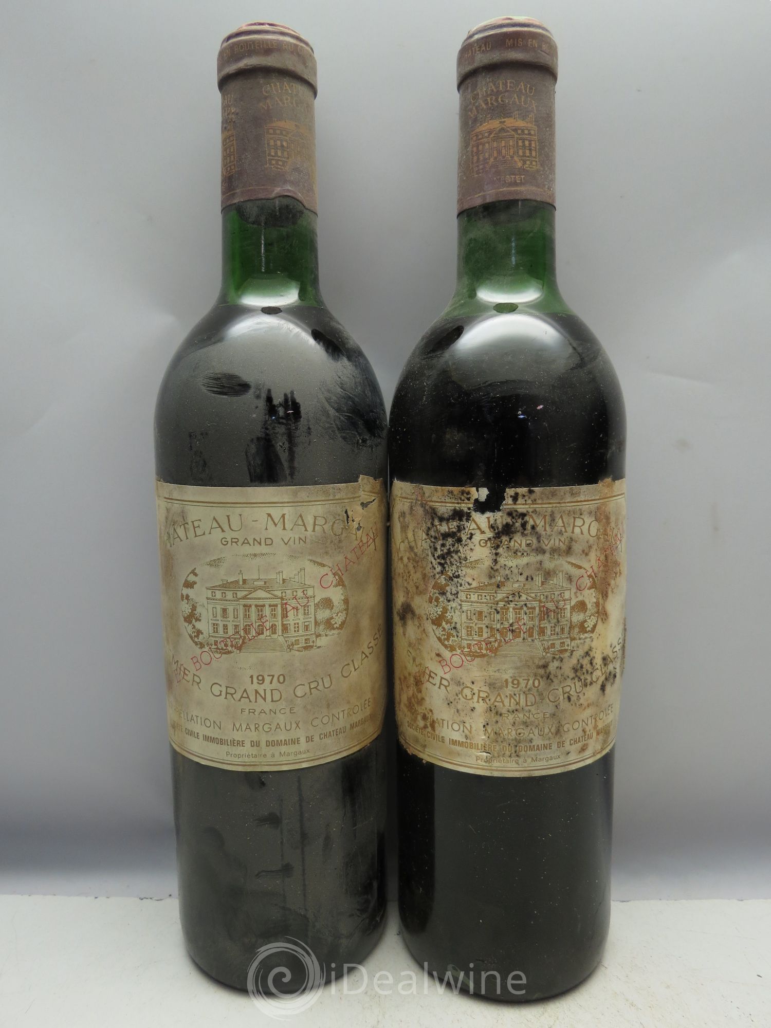 Château Margaux 1er Grand Cru Classé 1970 - Lot de 12 bouteilles - 2