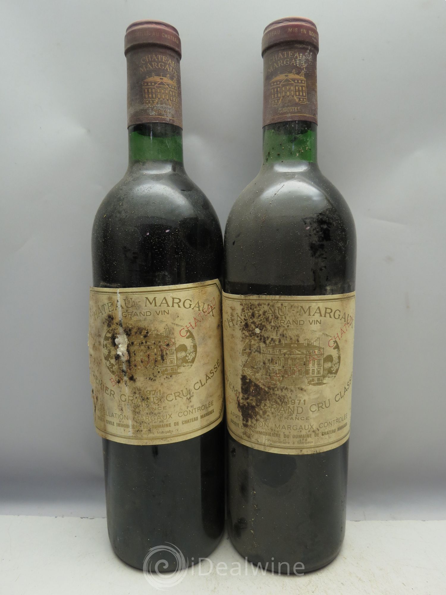 Château Margaux 1er Grand Cru Classé 1971 - Lot de 12 bouteilles - 1