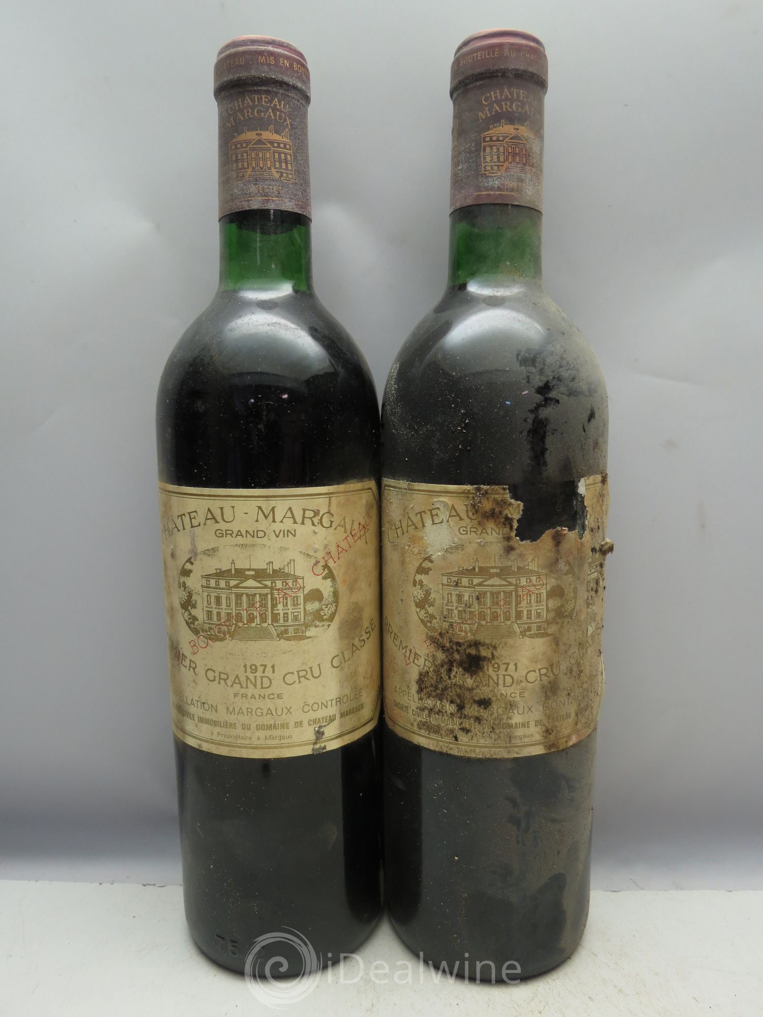Château Margaux 1er Grand Cru Classé 1971 - Lot de 12 bouteilles - 2