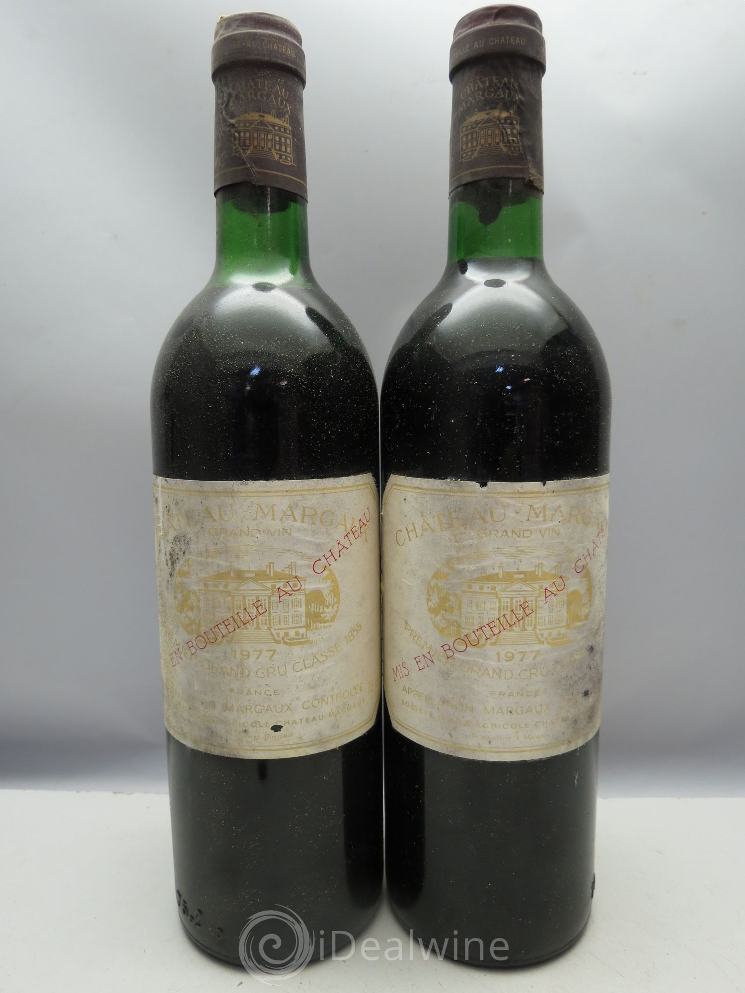 Château Margaux 1er Grand Cru Classé 1977 - Lot de 12 bouteilles - 1