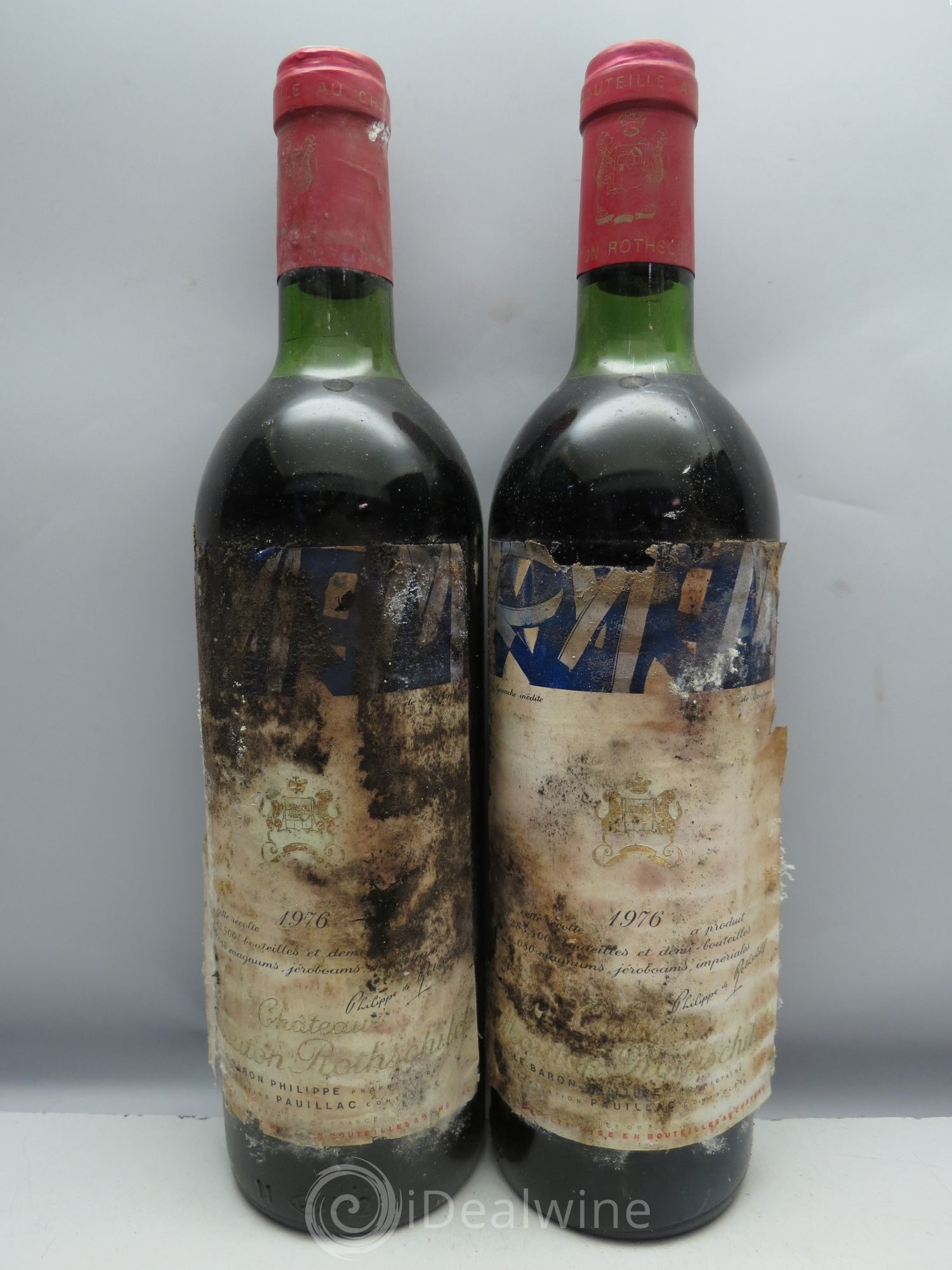 Château Mouton Rothschild 1er Grand Cru Classé 1976 - Lot de 12 bouteilles - 2