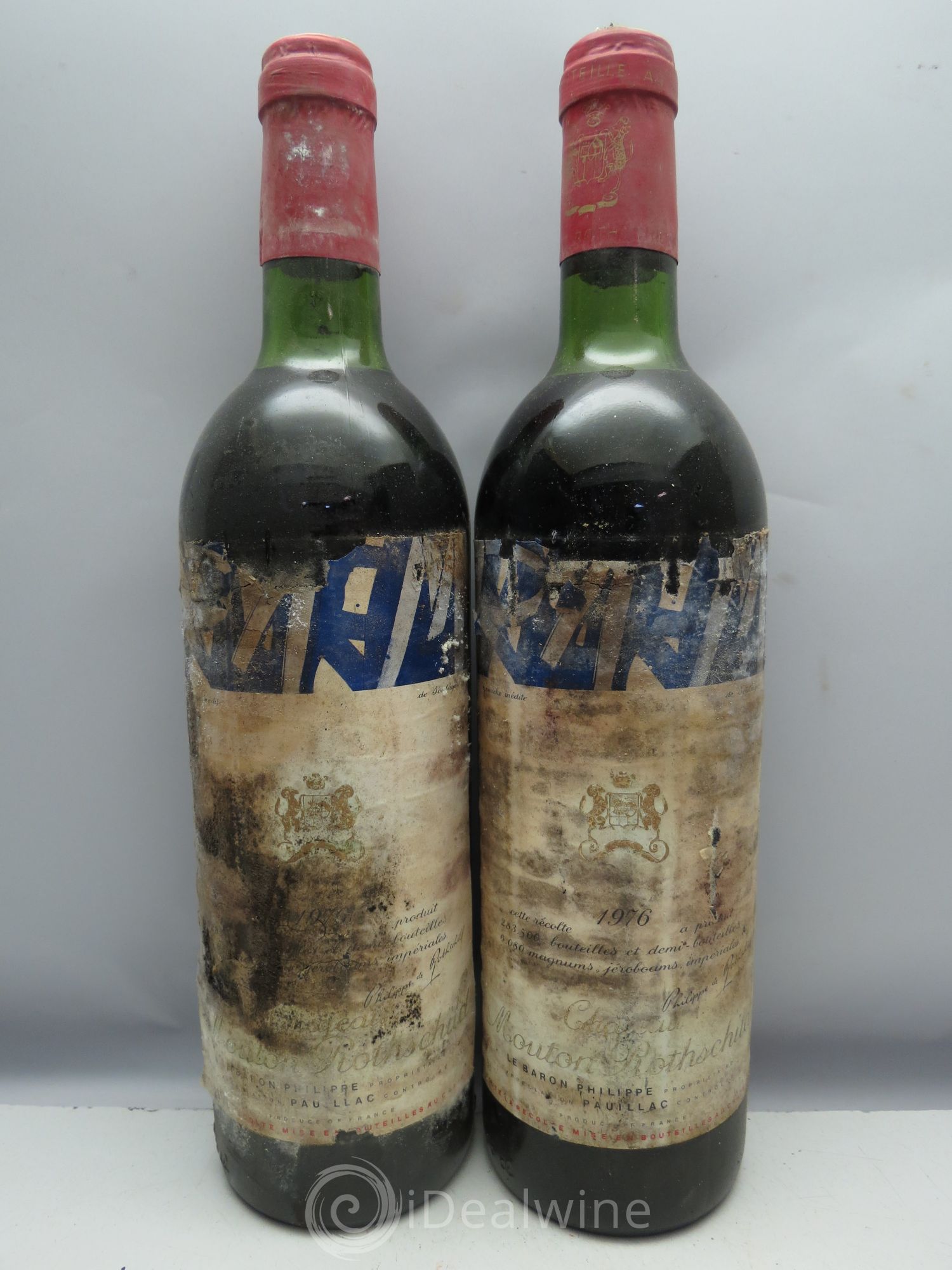 Château Mouton Rothschild 1er Grand Cru Classé 1976 - Lot de 12 bouteilles - 4