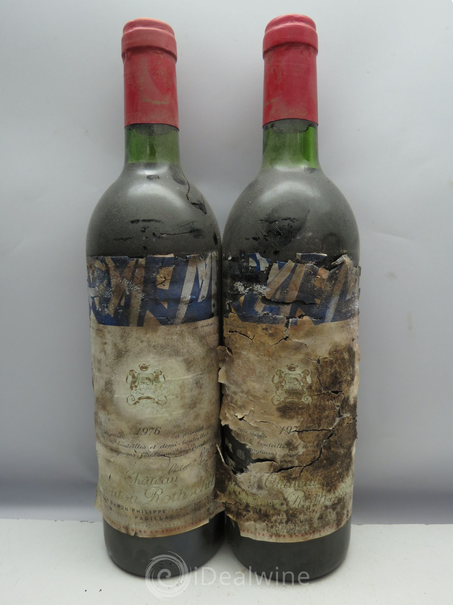 Château Mouton Rothschild 1er Grand Cru Classé (CB sans couvercle) 1976 - Lot de 12 bouteilles - 3