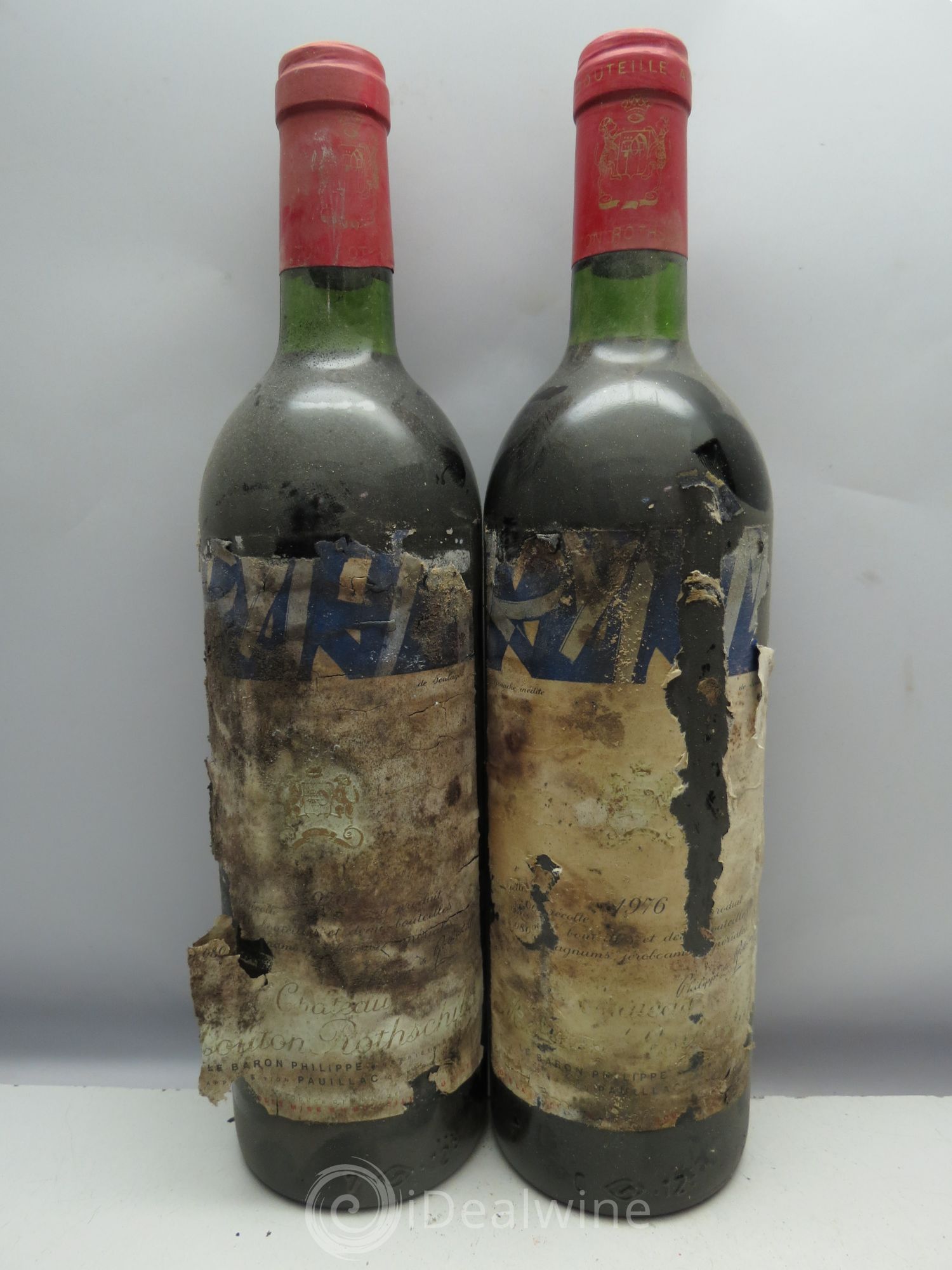 Château Mouton Rothschild 1er Grand Cru Classé (CB sans couvercle) 1976 - Lot de 12 bouteilles - 4