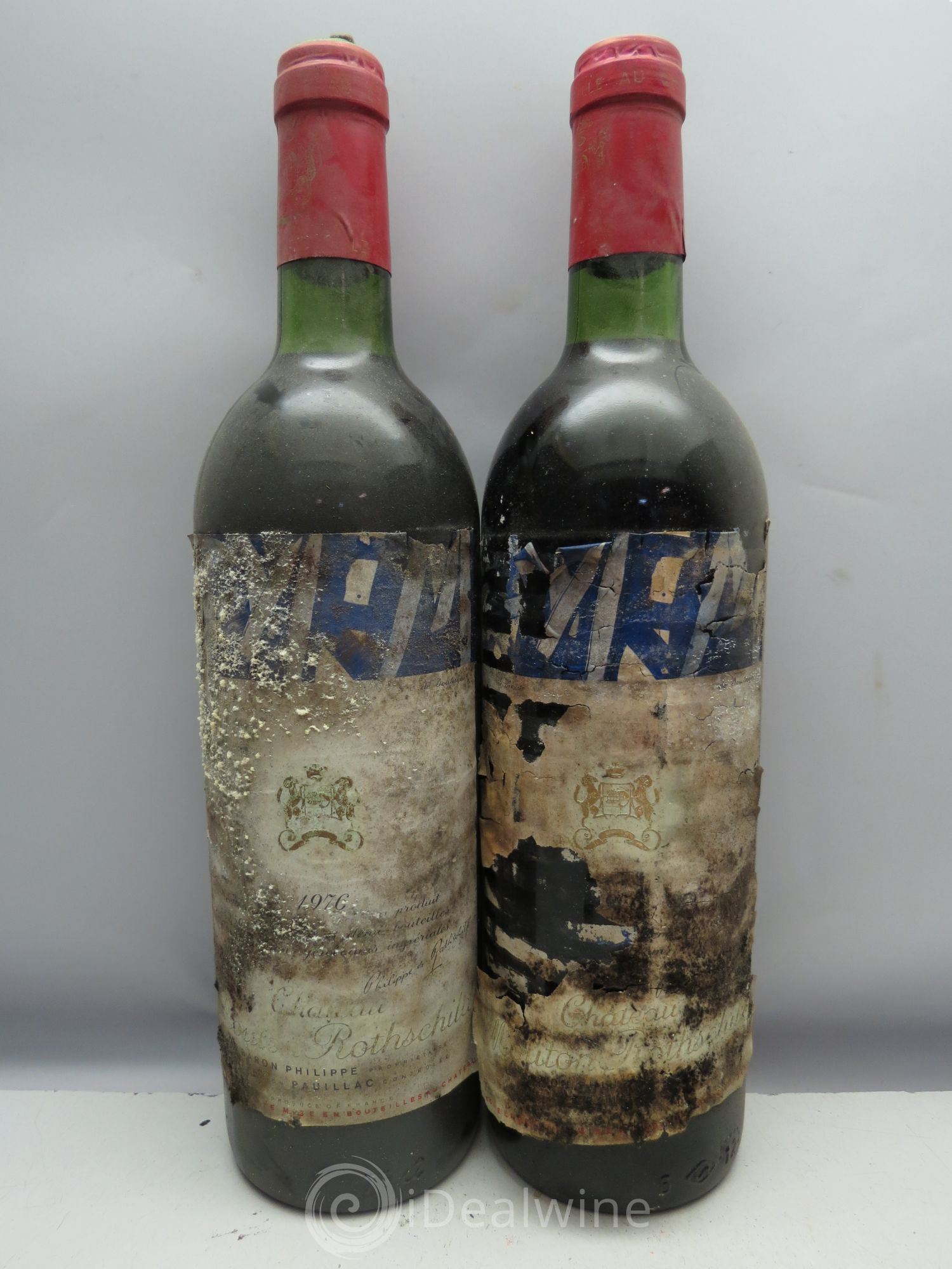 Château Mouton Rothschild 1er Grand Cru Classé (CB sans couvercle) 1976 - Lot de 12 bouteilles - 5
