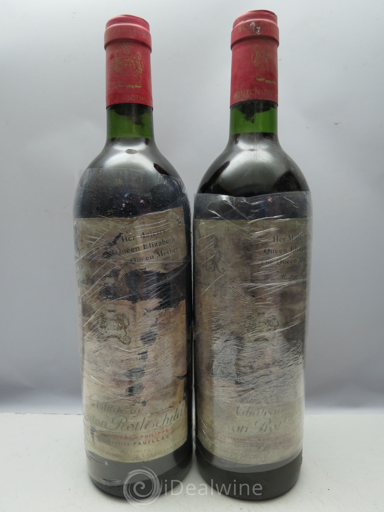 Château Mouton Rothschild 1er Grand Cru Classé (CB sans couvercle) 1977 - Lot de 12 bouteilles - 0
