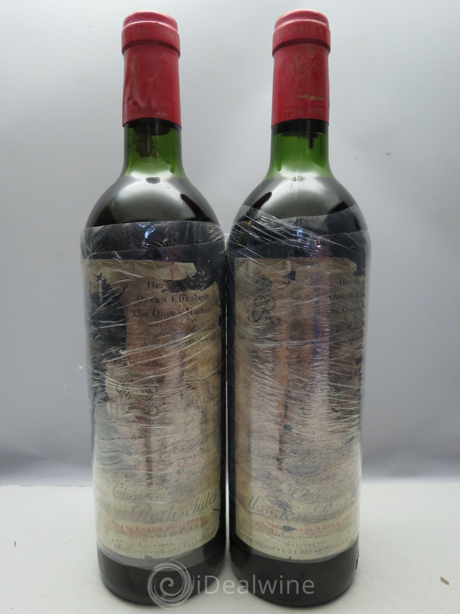 Château Mouton Rothschild 1er Grand Cru Classé (CB sans couvercle) 1977 - Lot de 12 bouteilles - 1