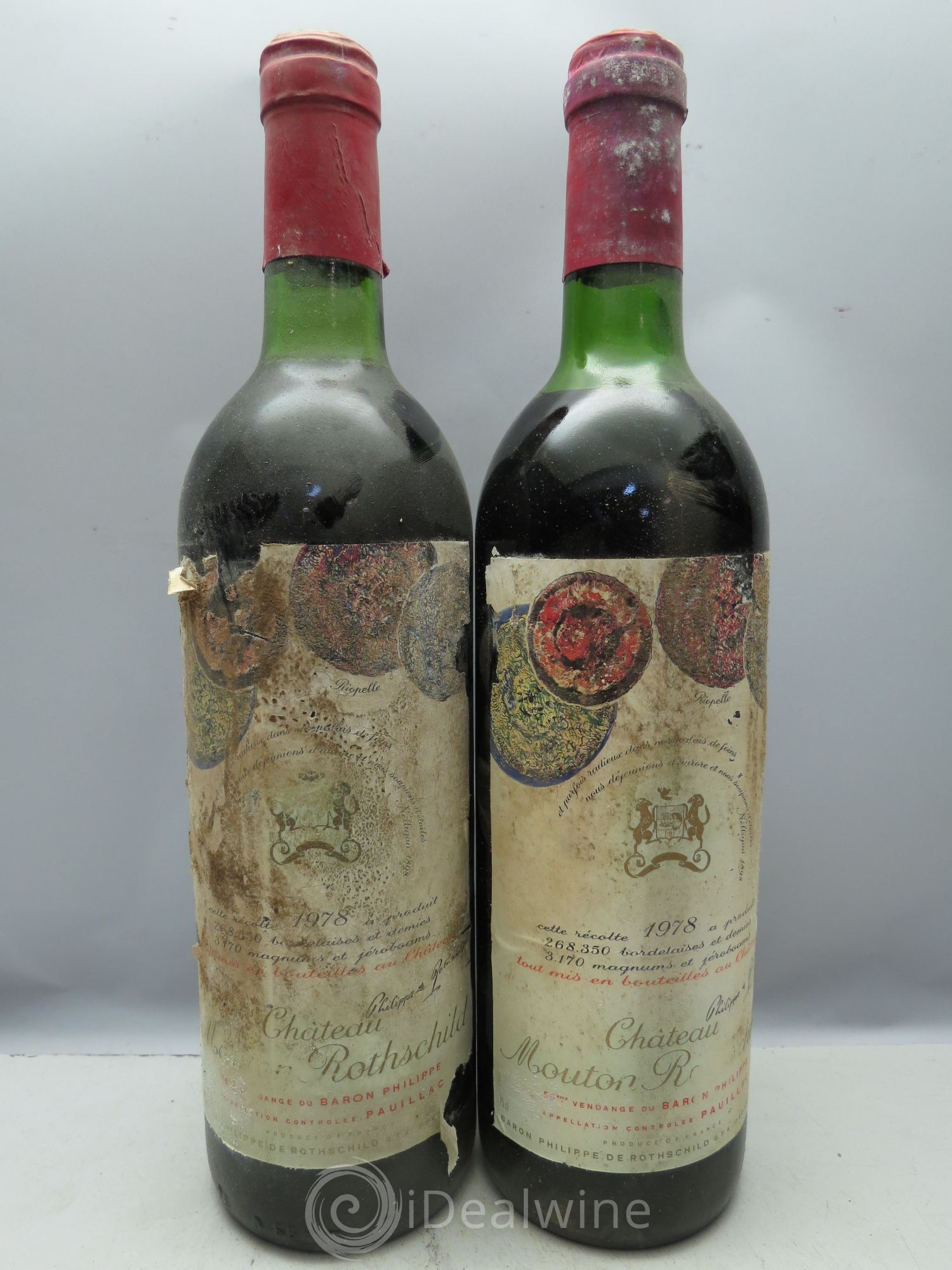 Château Mouton Rothschild 1er Grand Cru Classé 1978 - Lot de 12 bouteilles - 4