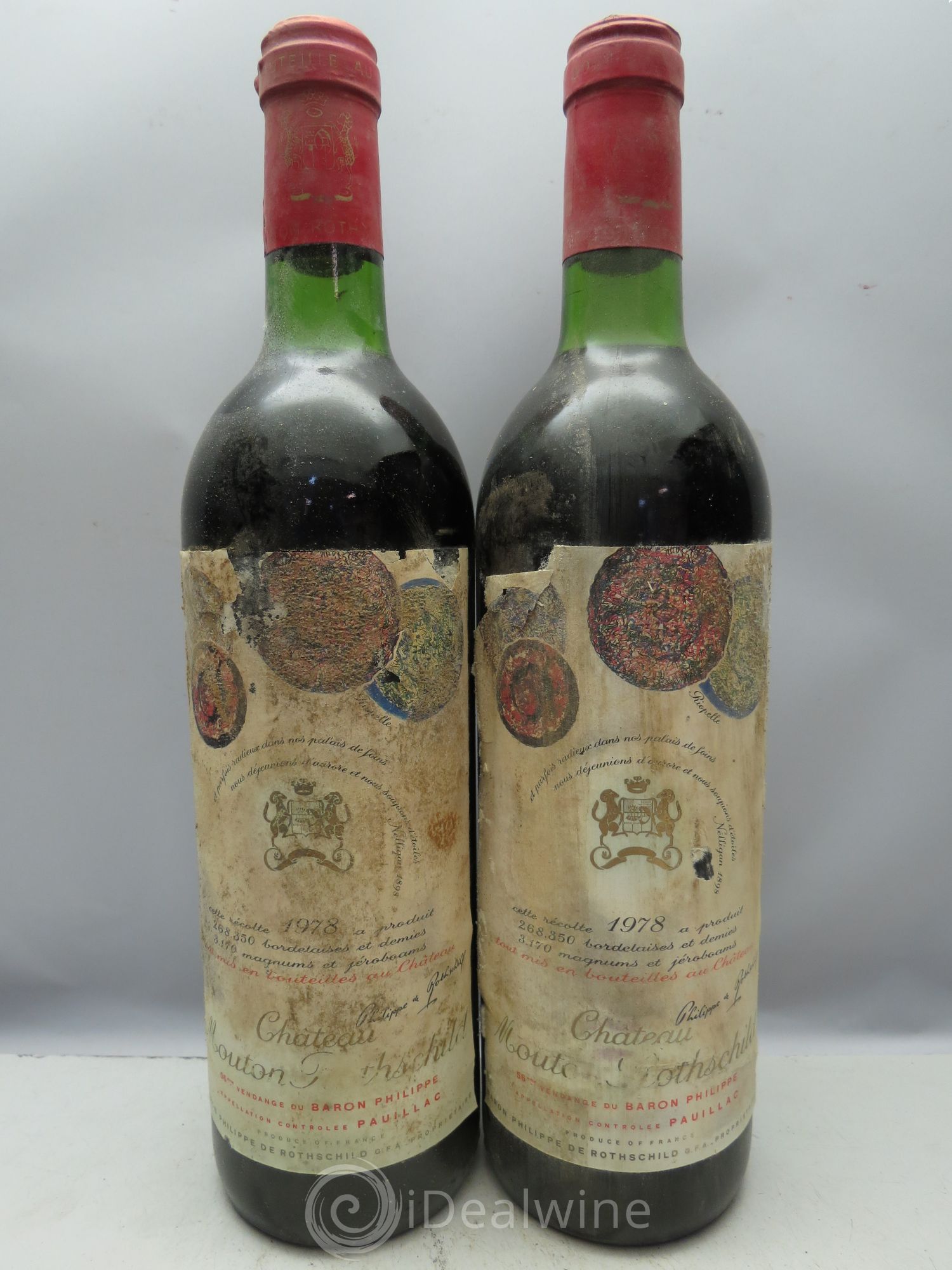 Château Mouton Rothschild 1er Grand Cru Classé 1978 - Lot de 12 bouteilles - 3