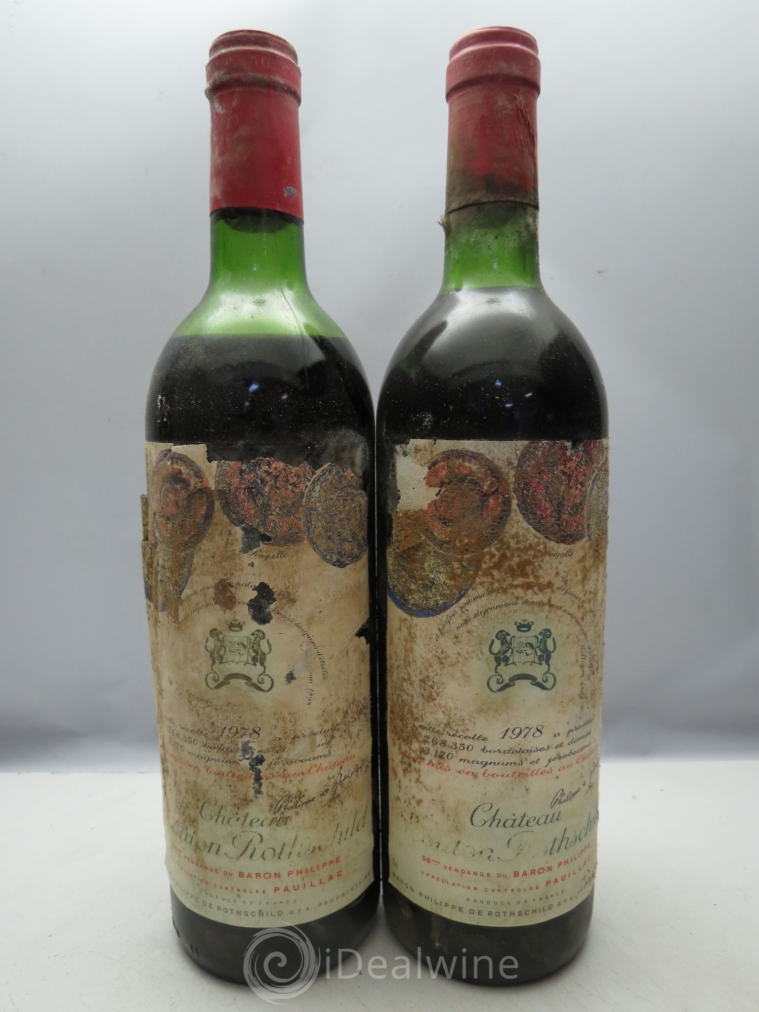 Château Mouton Rothschild 1er Grand Cru Classé 1978 - Lot de 12 bouteilles - 3
