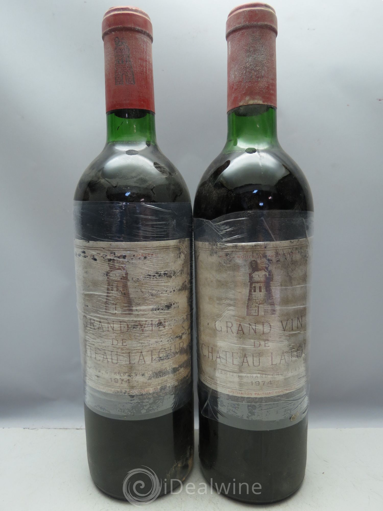 Château Latour 1er Grand Cru Classé (CB sans couvercle)  1974 - Lotto di 12 bottiglie - 2