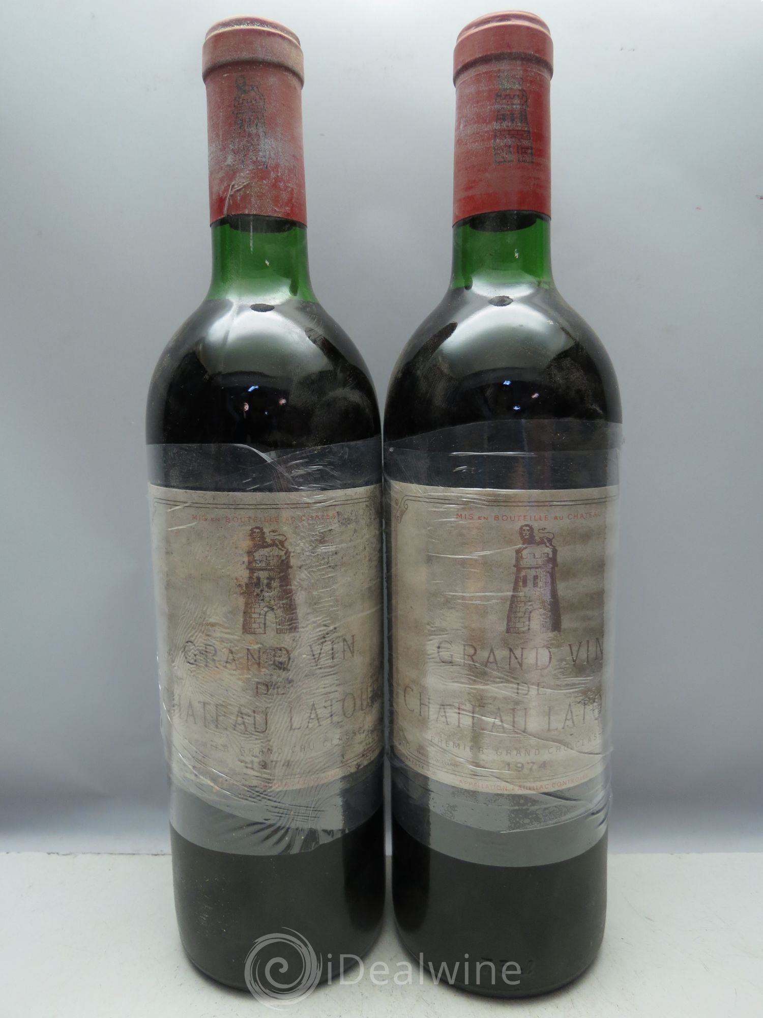 Château Latour 1er Grand Cru Classé (CB sans couvercle)  1974 - Lotto di 12 bottiglie - 4